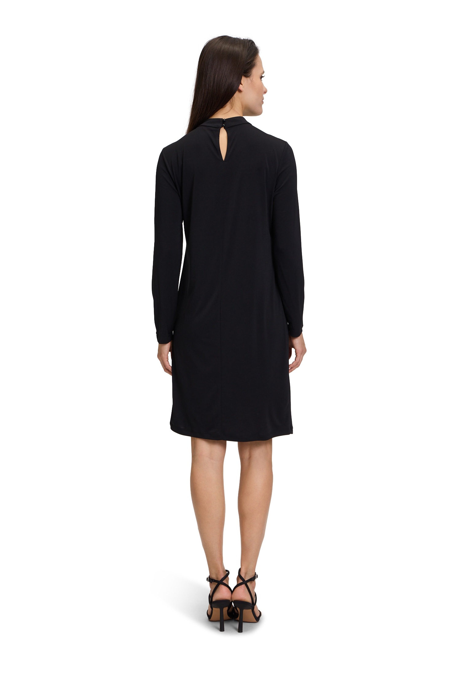 Betty&Co Jerseykleid »Betty & Co Jerseykleid langarm«, Falten