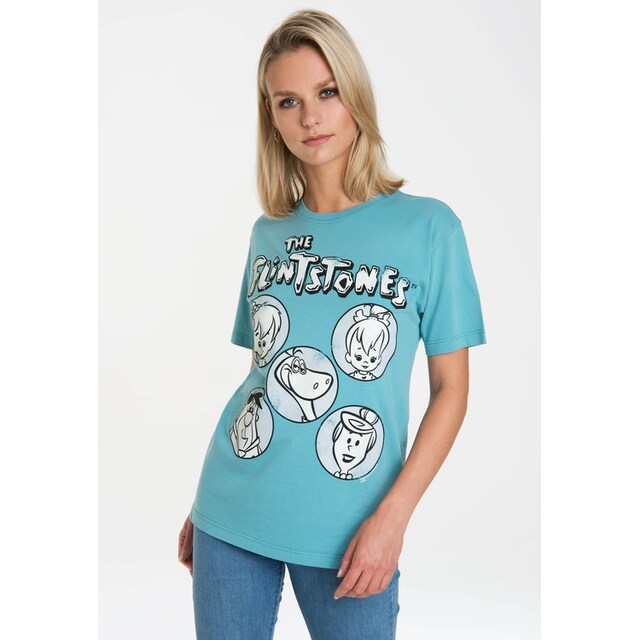 LOGOSHIRT T-Shirt »The Flintstones«, mit lizenziertem Originaldesign kaufen  | BAUR