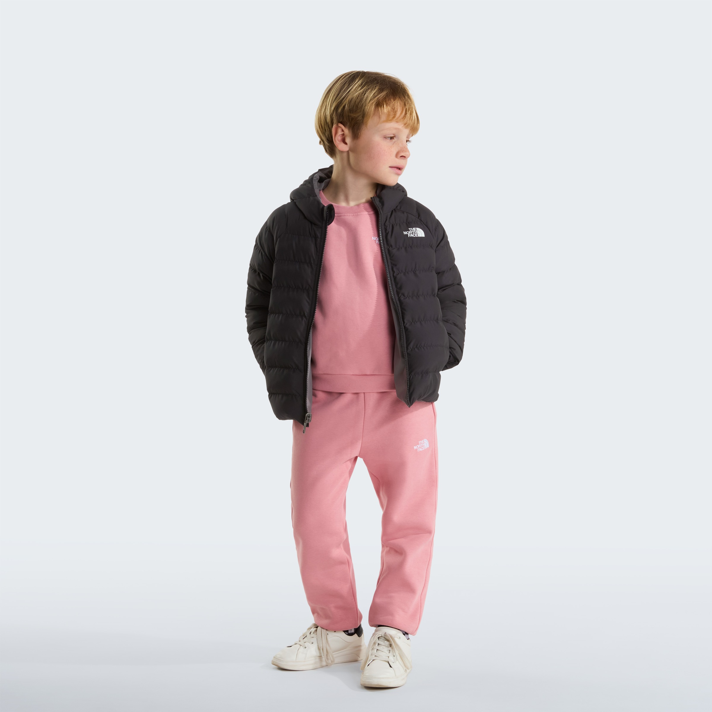 The North Face Steppjacke »KID REVERSIBLE PERRITO HOODED JACKET« mit Kapuze sportlicher Stil, Wendefunktion, mit Kapuze, leichtes Gewicht