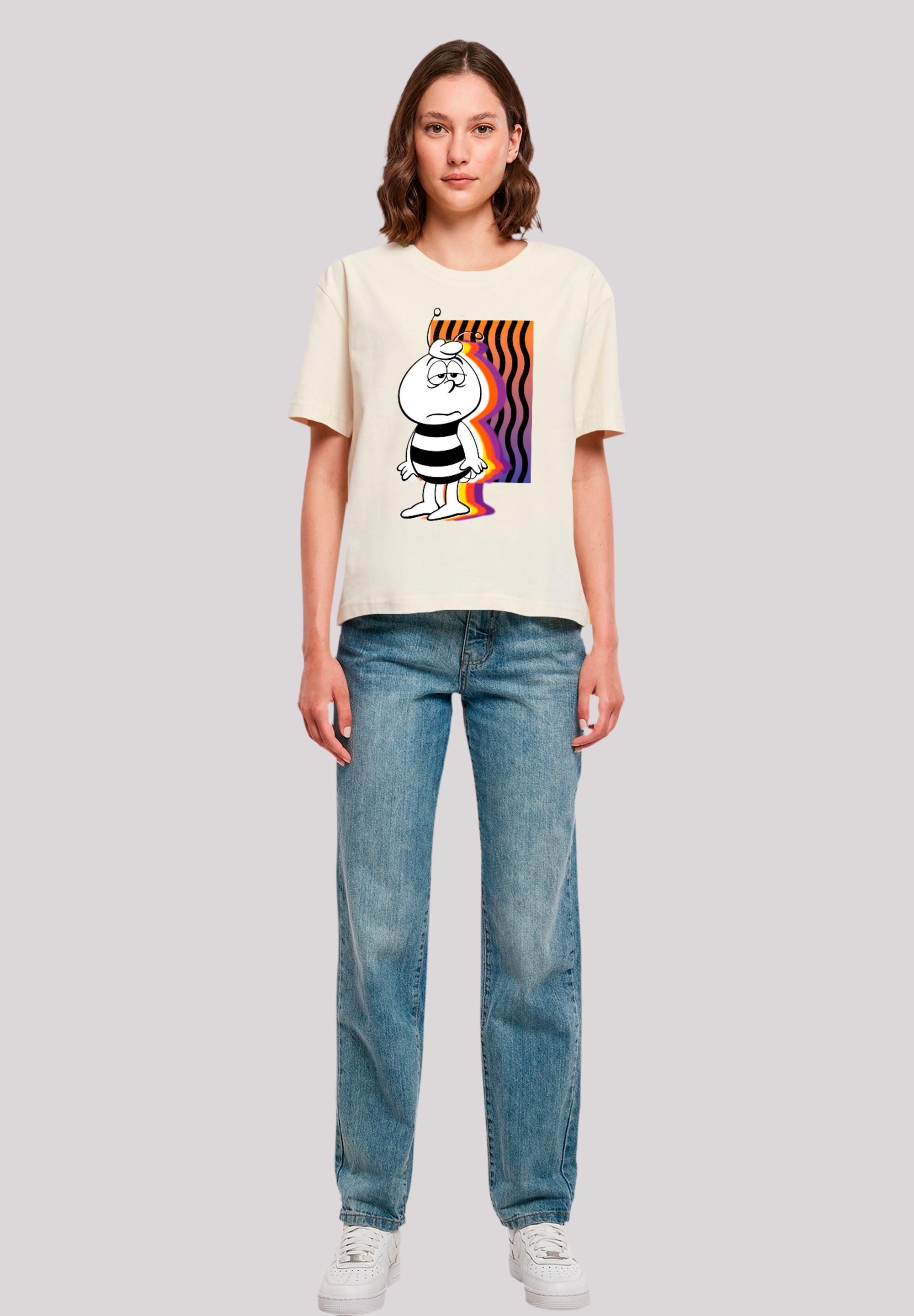 F4NT4STIC T-Shirt »Die Biene Maja Willi Waves Heroes of Childhood«, Nostalgie, Retro, Heroes of Childhood