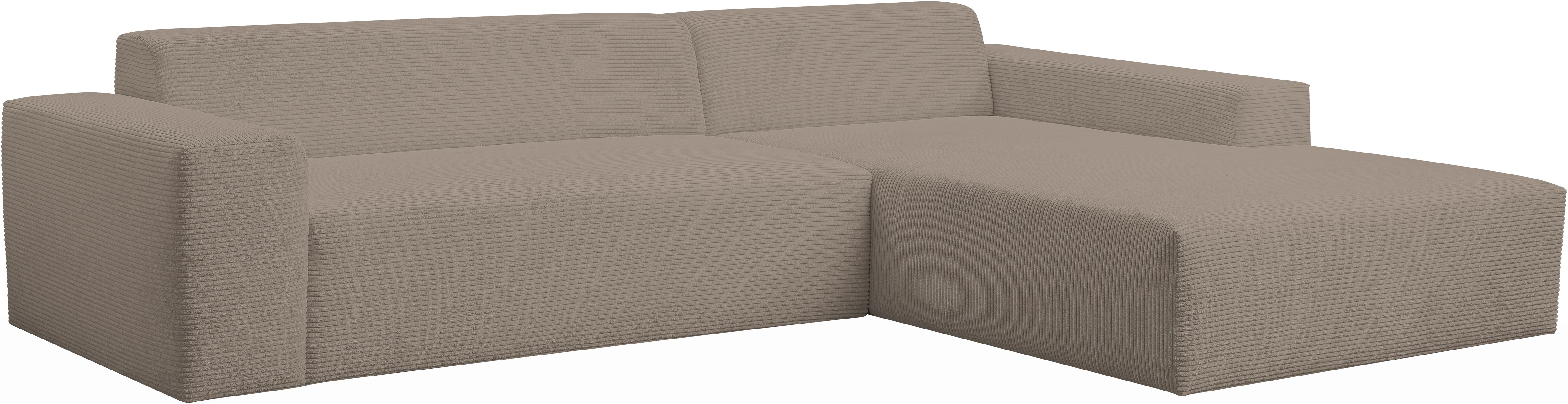 Thumbnail - WERK2 Ecksofa "Zeus-XL, Mega-Sofa mit großer Sitztiefe, Stellmaße 311cm x 210cm", Curvy Trend Garnitur mit urbaner Optik...