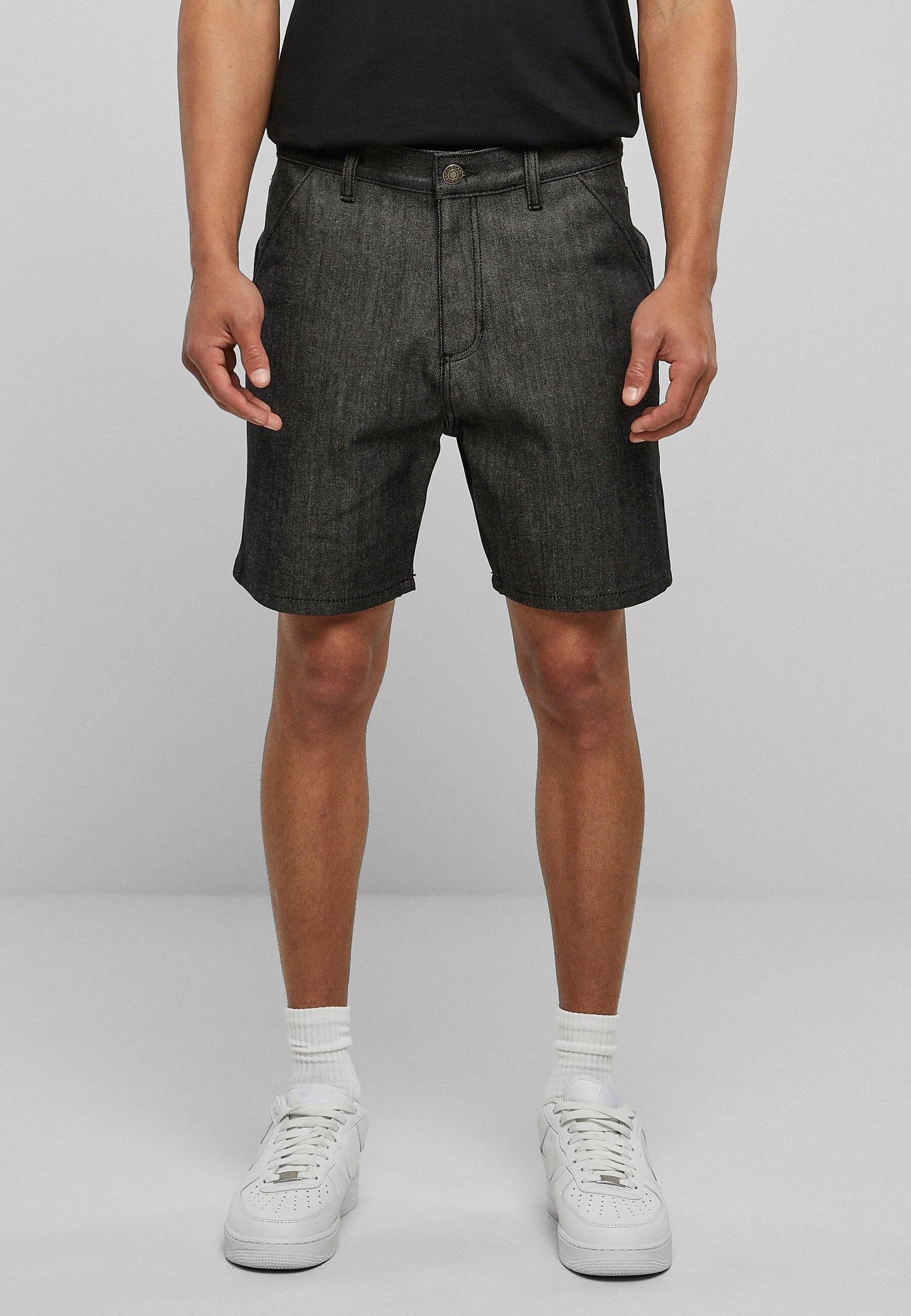 URBAN CLASSICS Shorts »Urban Classics Herren Denim Bermuda Shorts«, (1 tlg.)