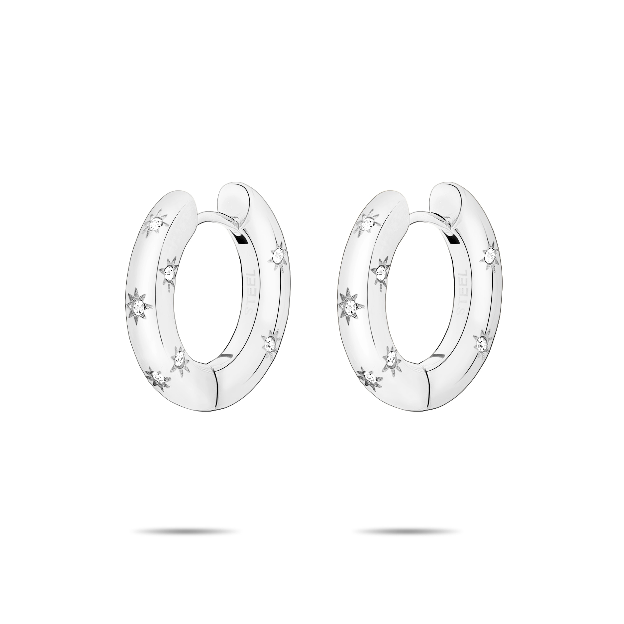 Tamaris Paar Creolen »Schmuck Geschenk Creolen mit funkelnden Steinchen Little Twinkle« mit Zirkonia (synth.)