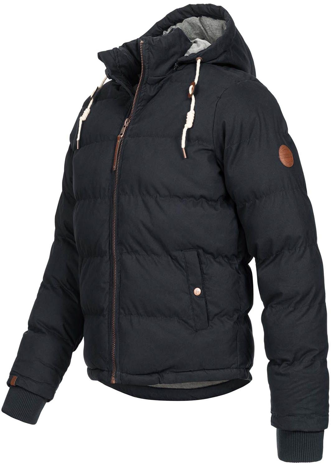 Alessandro Salvarini Winterjacke »ASGinio«, mit abnehmbarer Kapuze