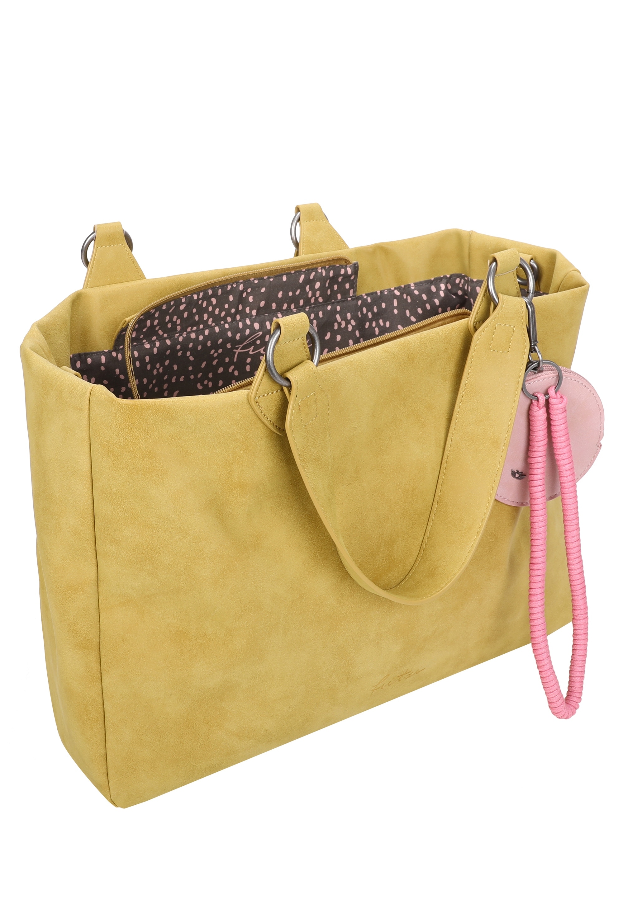 Fritzi aus Preußen Henkeltasche »Izzy Vintage«, mit Taschen-Anhänger und Schlüsselschlange