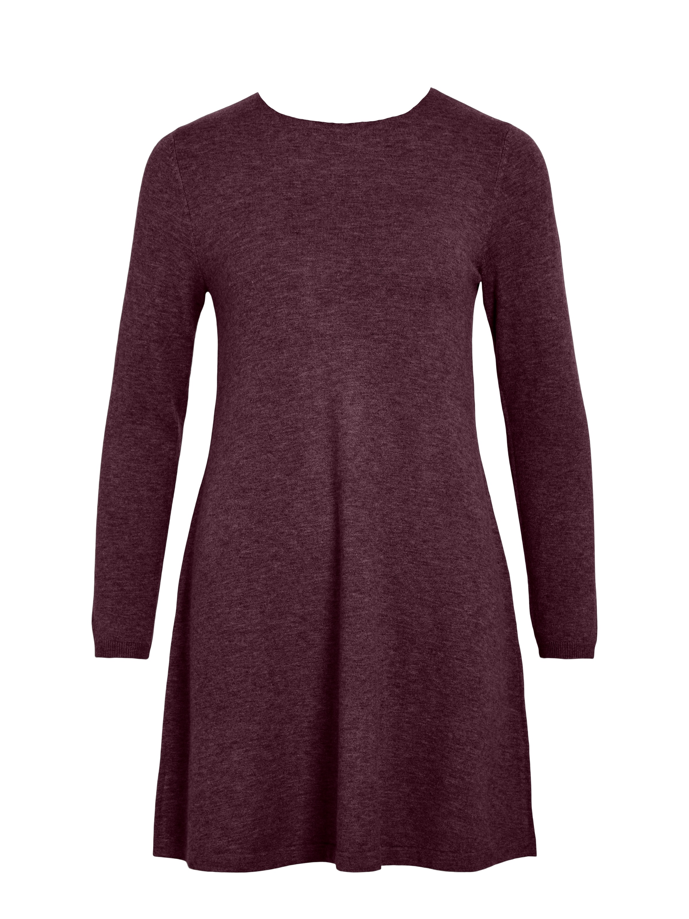 Vila Strickkleid "VICOMFY A-LINE O-NECK KNIT DRESS - NOOS" günstig online kaufen