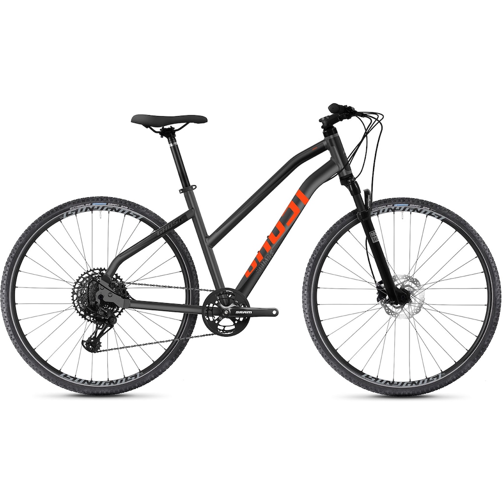 Ghost Fitnessbike »Square Cross Essential AL W«, 12 Gang, SRAM, SX Eagle Schaltwerk, Kettenschaltung