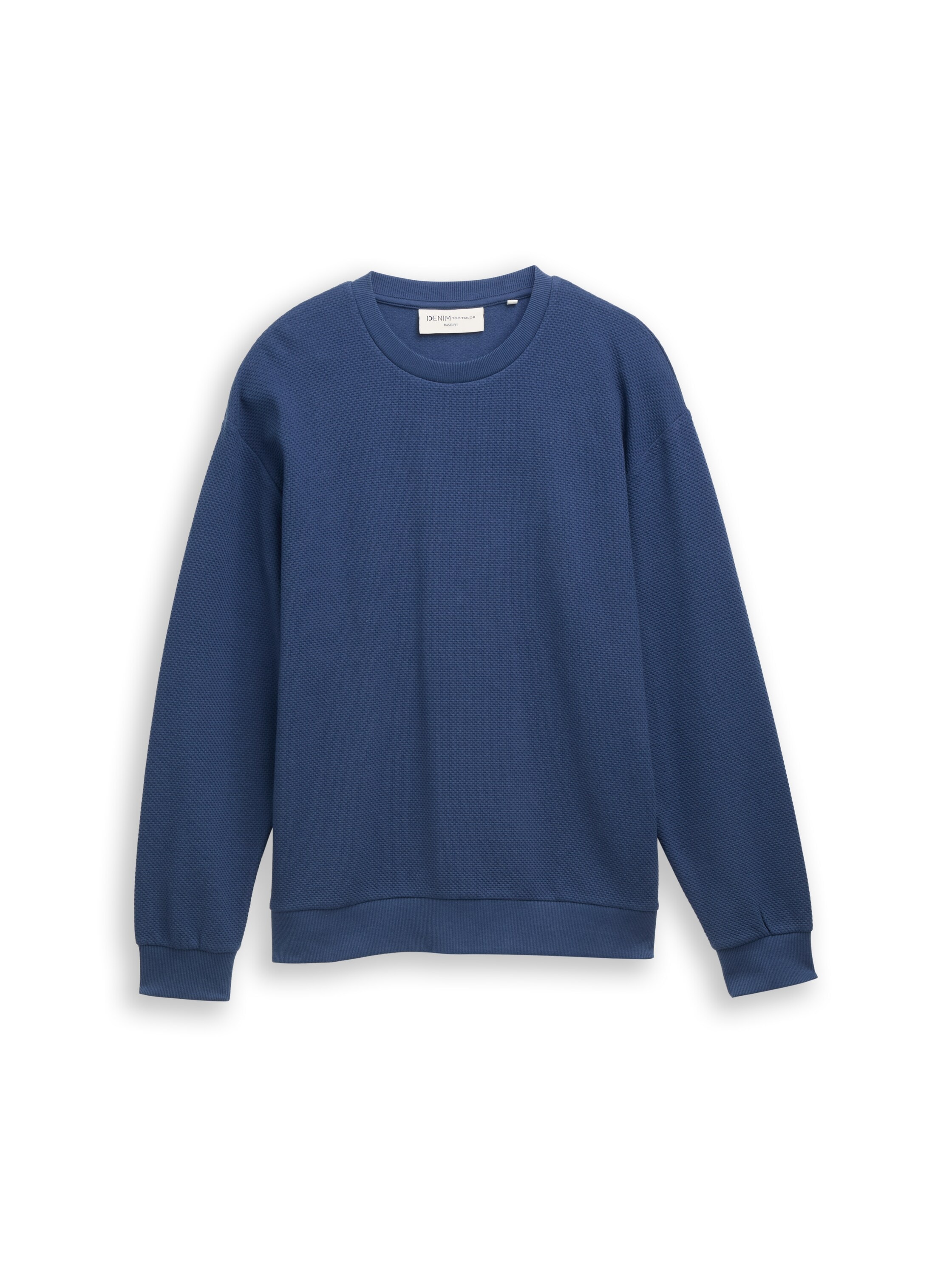 TOM TAILOR Denim Sweatshirt , mit Rippbündchen
