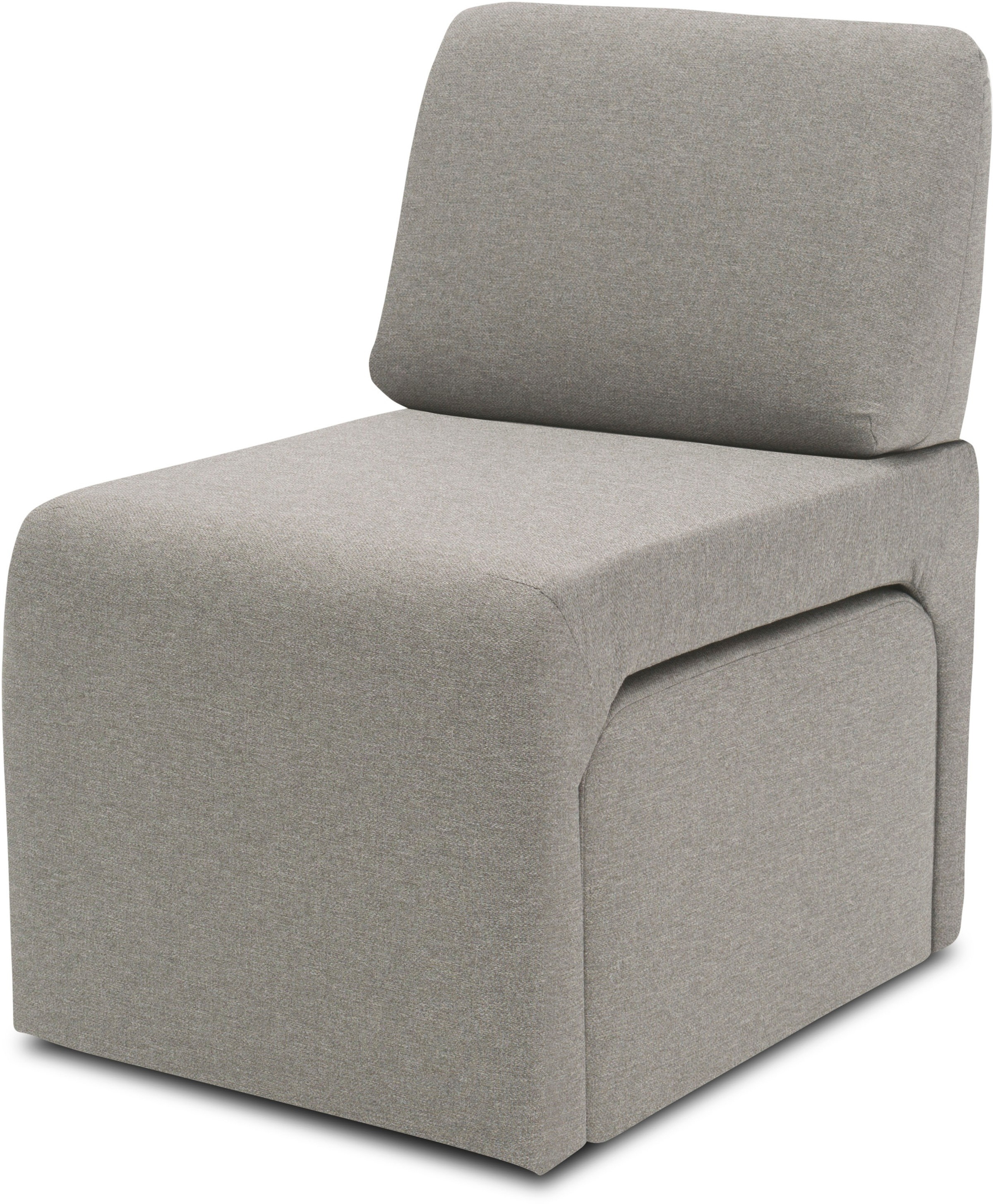 DOMO collection Sessel »700017 ideal für kleine Räume, platzsparend, trotzdem bequem«, Hocker unter dem Sessel verstaubar, lieferbar in nur 2 Wochen