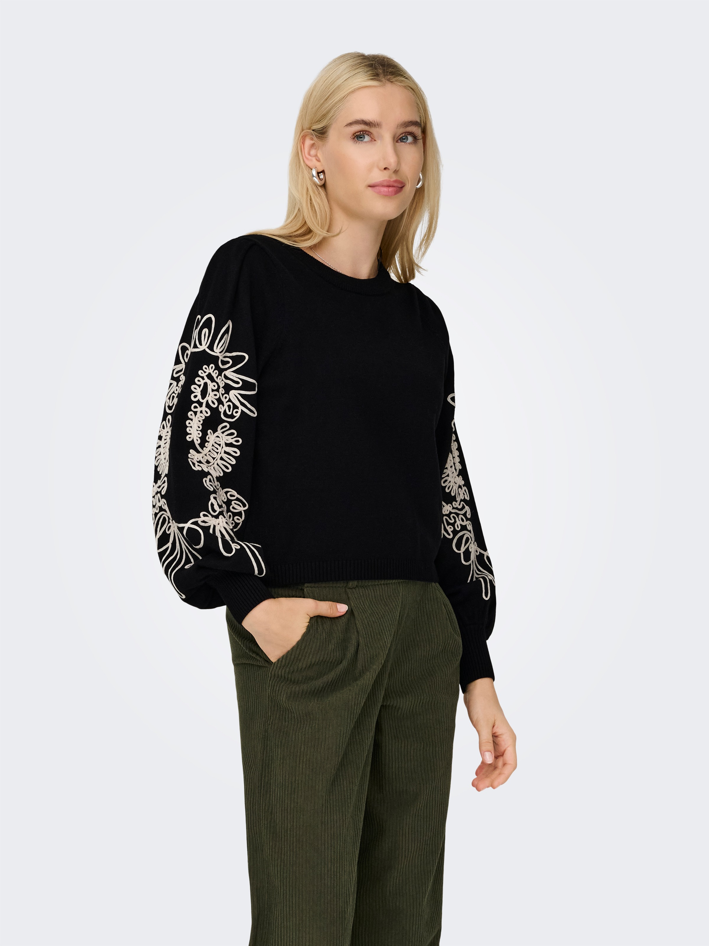 ONLY Strickpullover "ONLMAGNOLIA LS DETAIL PULLOVER KNT NOOS" günstig online kaufen