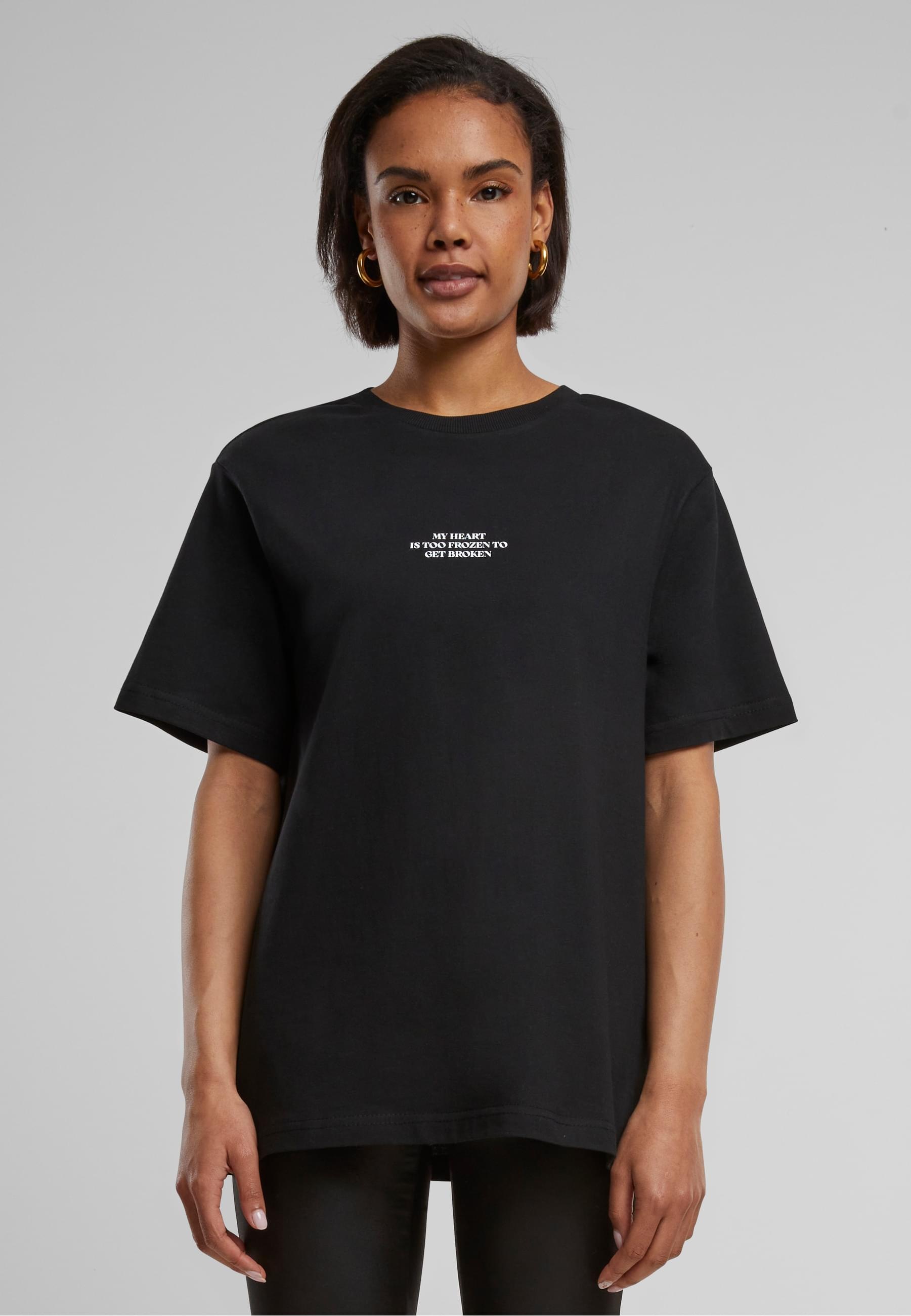 Miss Tee T-Shirt »Miss Tee Damen Too Frozen Tee«, (1 tlg.)