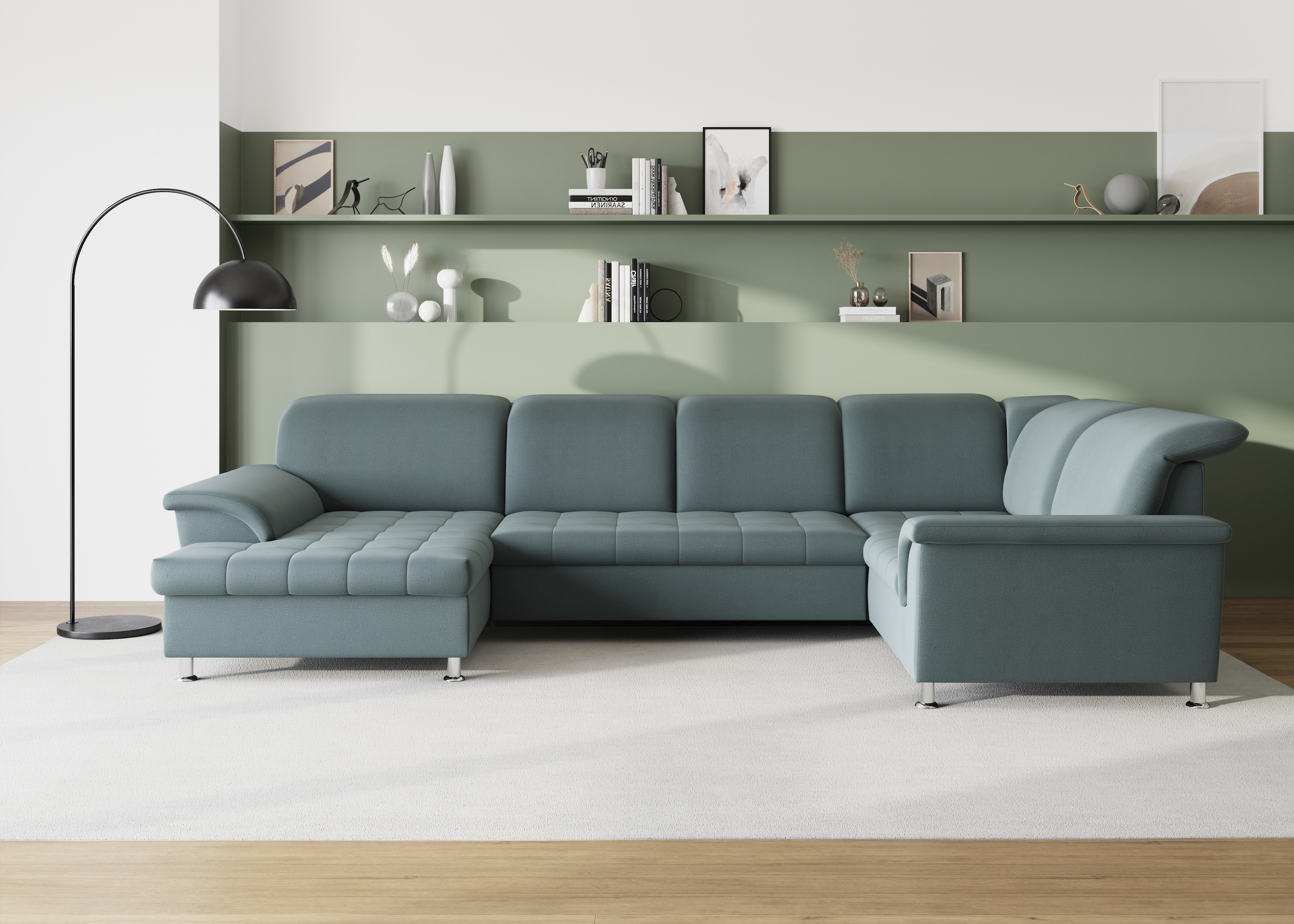 DOMO collection Wohnlandschaft "Franzi optional mit Bettfunktion, Bettkaste günstig online kaufen