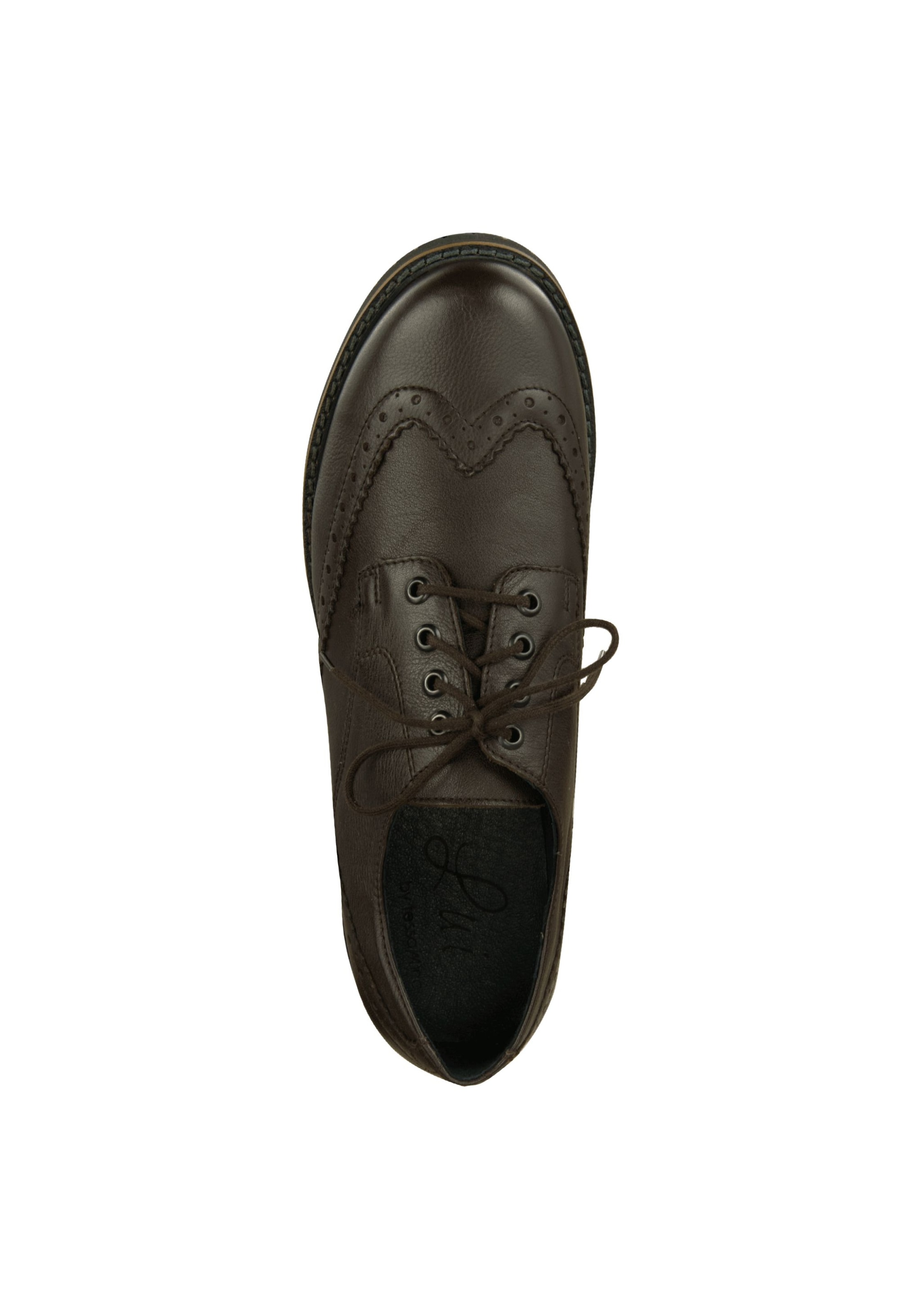 Lui by tessamino Schnürschuh »Luigi«, mit elegantem Lochmuster