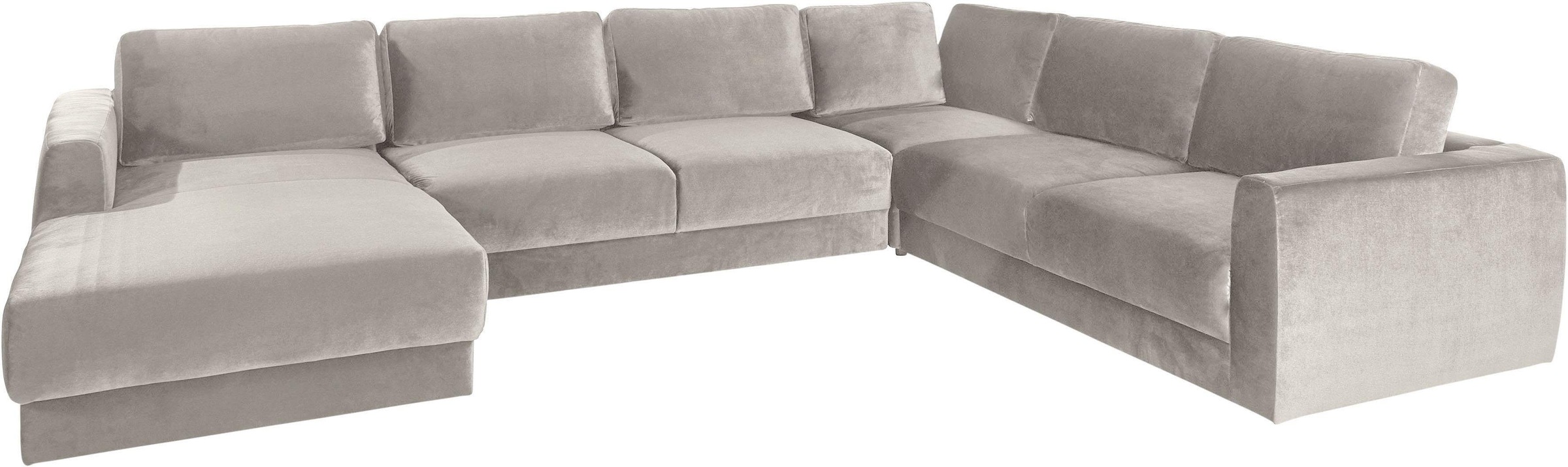 Home affaire Wohnlandschaft "Hobro U-Form" in 3 Bezugsqualitäten in vielen günstig online kaufen