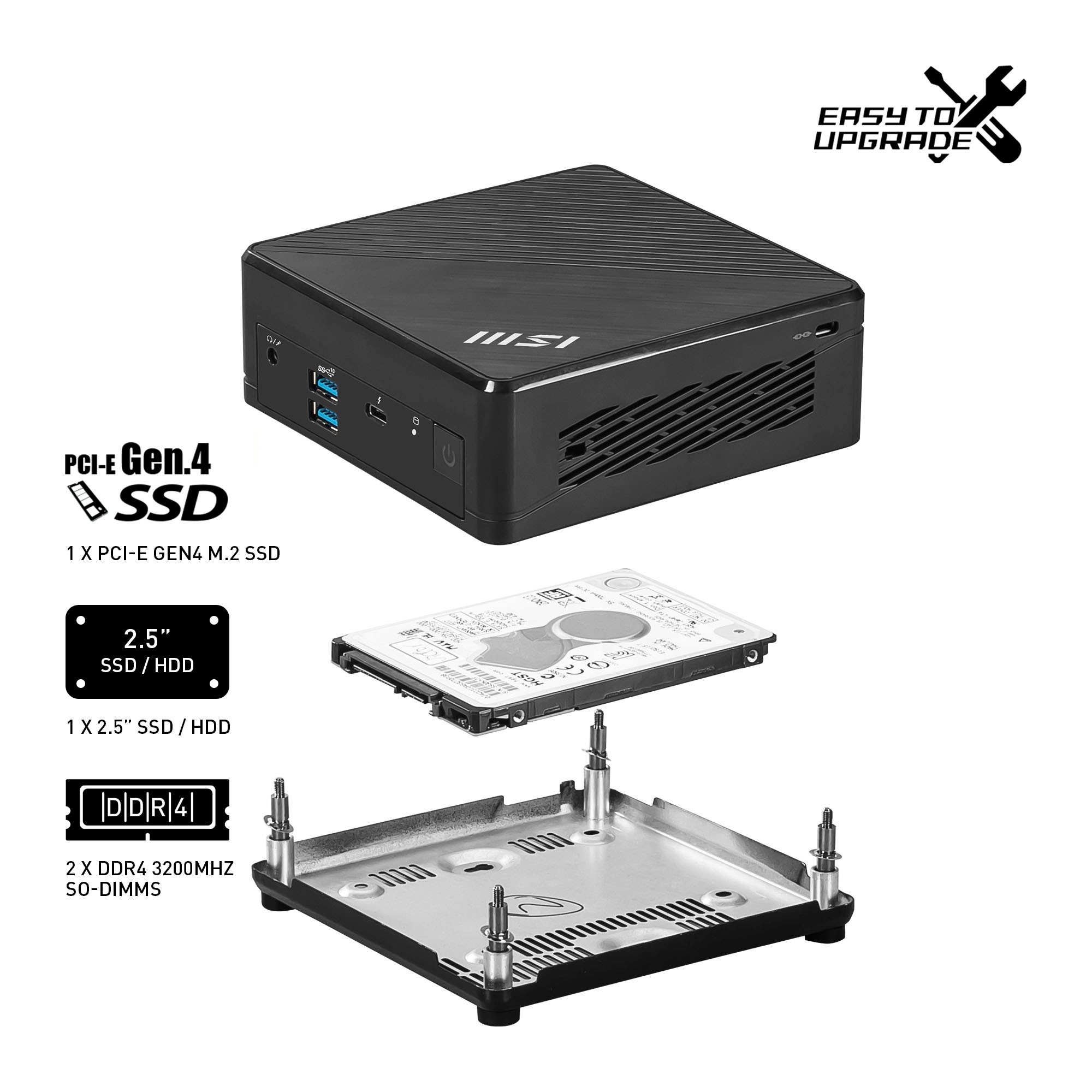 MSI Mini-PC »CUBI 5 12M-021BDE«