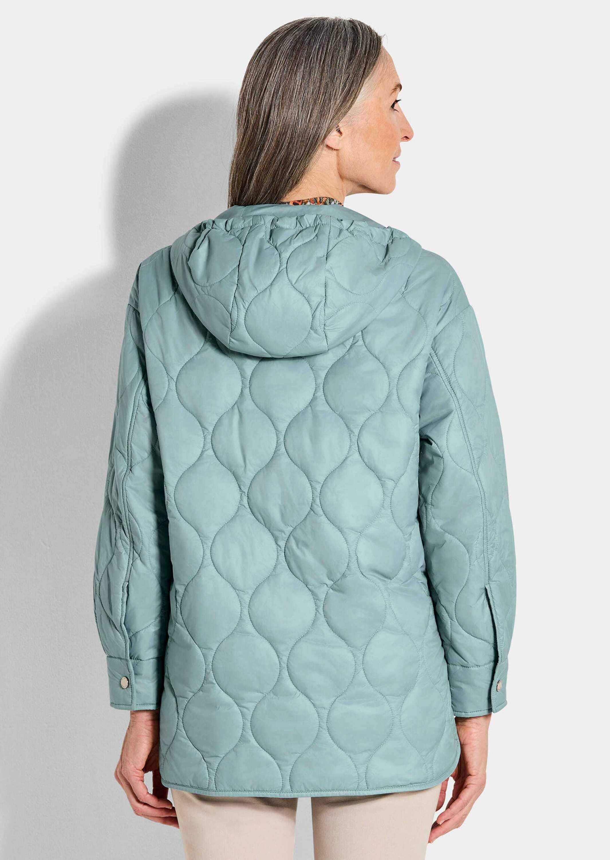 GOLDNER Steppjacke »Kurzgröße Steppjacke im Overshirt-Look«