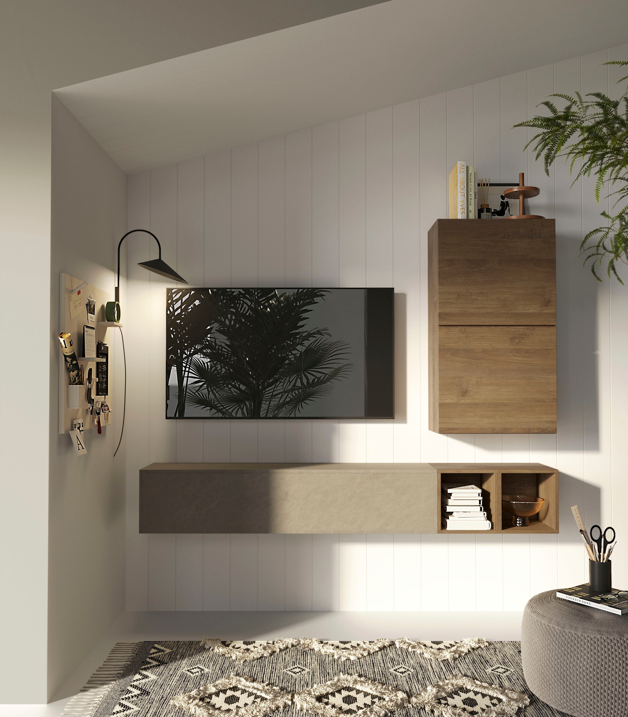 Home affaire Wohnwand "Infinity, 4tlg. Breite 194 cm, Höhe variabel, Wohnwa günstig online kaufen