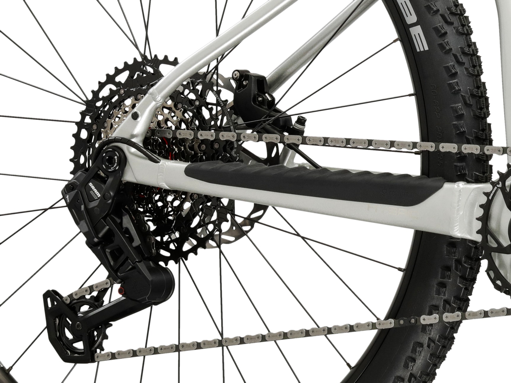 Kross »Influx Hybrid 5.0 21,3Ah / 800 Wh 29 Zoll silber 12 Gänge 2026« 12 Gang SRAM S1000 EAGLE AXS Schaltwerk Kettenschaltung Mittelmotor 250 W BOSCH PERFORMANCE LINE CX 36 V/250 W, Mittelmotor