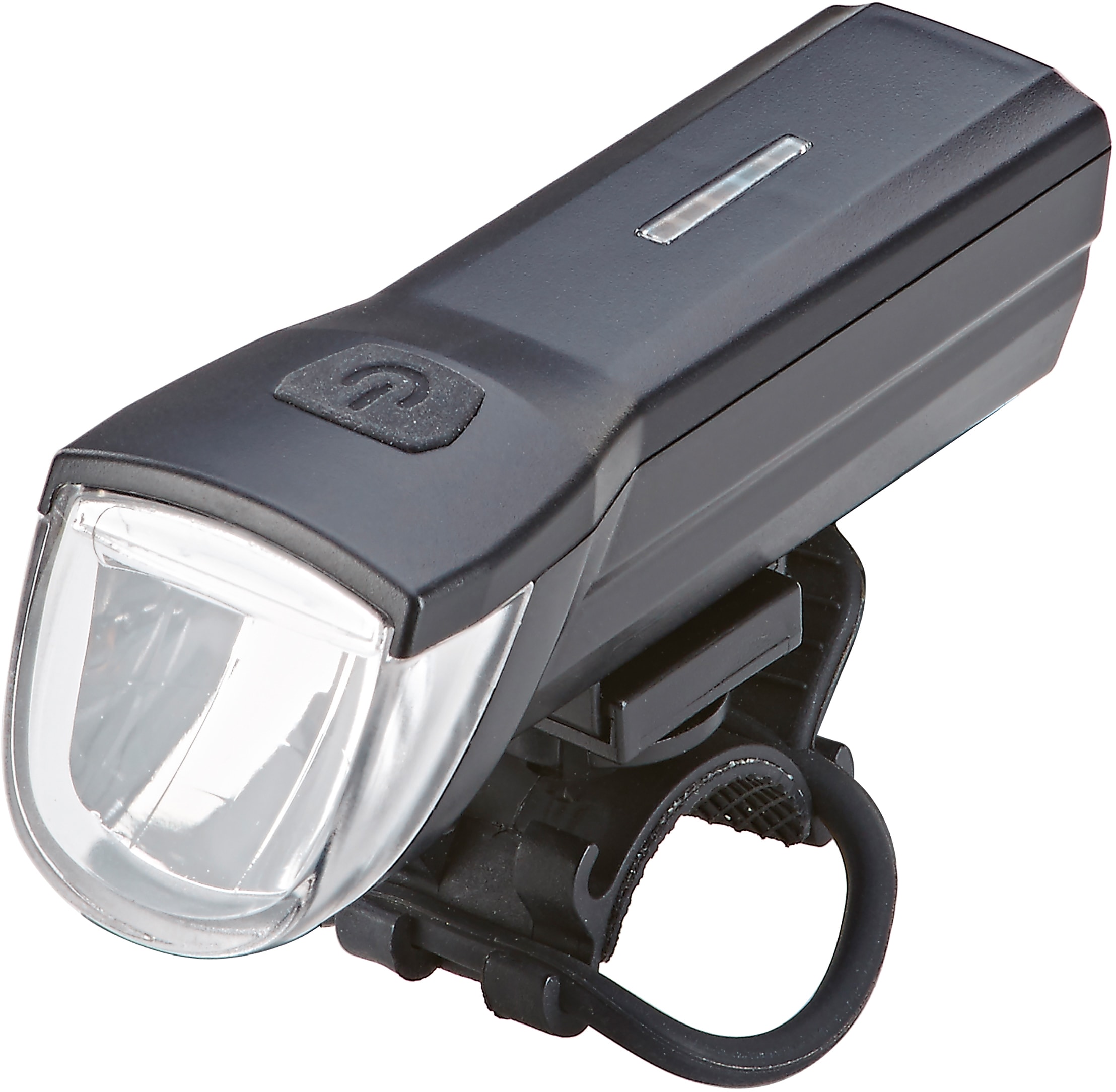 "Fahrrad-Frontlicht PROPHETE ""LED-Akkuscheinwerfer, 30/15LUX"", schwarz, Fahrradlampen"