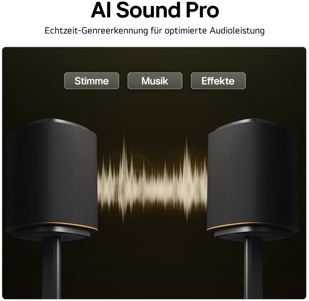 LG Lautsprecher »Sound Suite M7 (Satellit)« (Bluetooth | WLAN App-Steuerung | Kabelose TV-Verbindung 100 W)