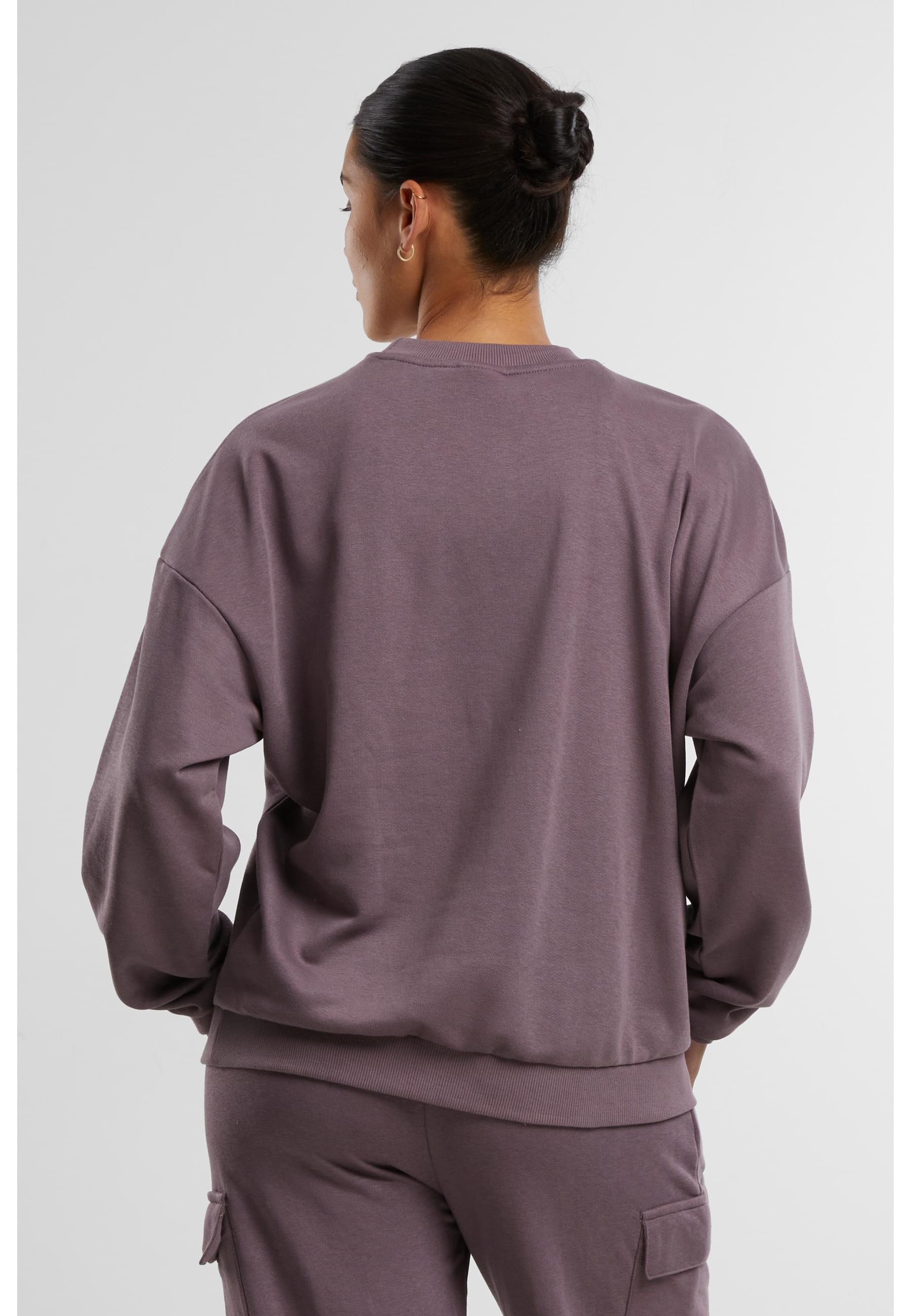 URBAN CLASSICS Sweater »Urban Classics Damen Ladies Oversized Light Terry Crewneck«