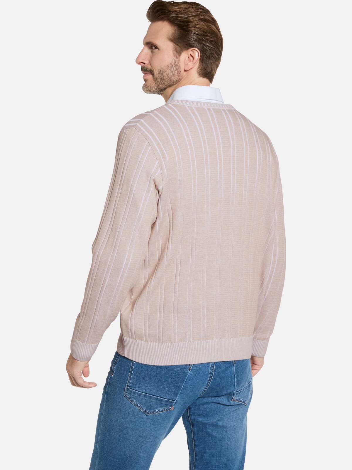 Babista V-Ausschnitt-Pullover »Pullover CARIELLO«, (1 tlg.), im stilvollen Strickmuster