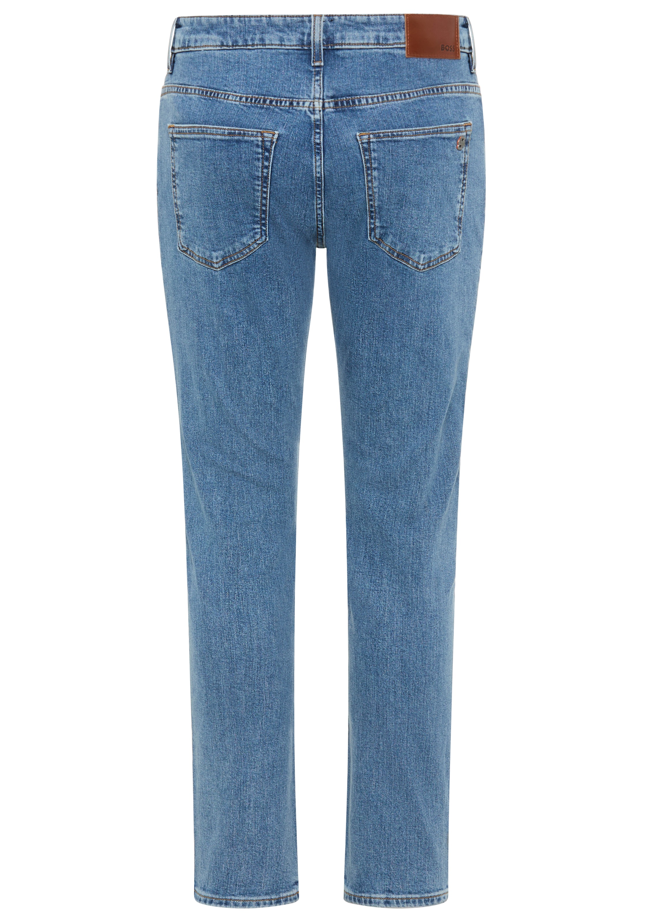 BOSS ORANGE Slim-fit-Jeans "DELAWARE BO" mit BOSS Leder-Badge günstig online kaufen