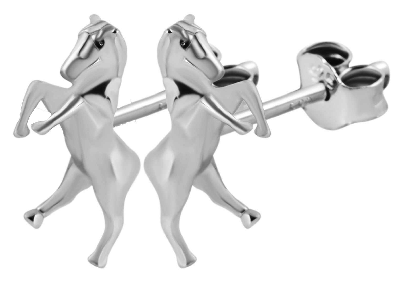 Paar Ohrhänger ADELIA´S "Mädchen Ohrringe – Ohrstecker aus 925 Silber", Mädchen, Gr. Mädchen, Silber 925 (Sterlingsilber), silber, Ohrringe, Perfekt zum Verschenken an besondere Menschen