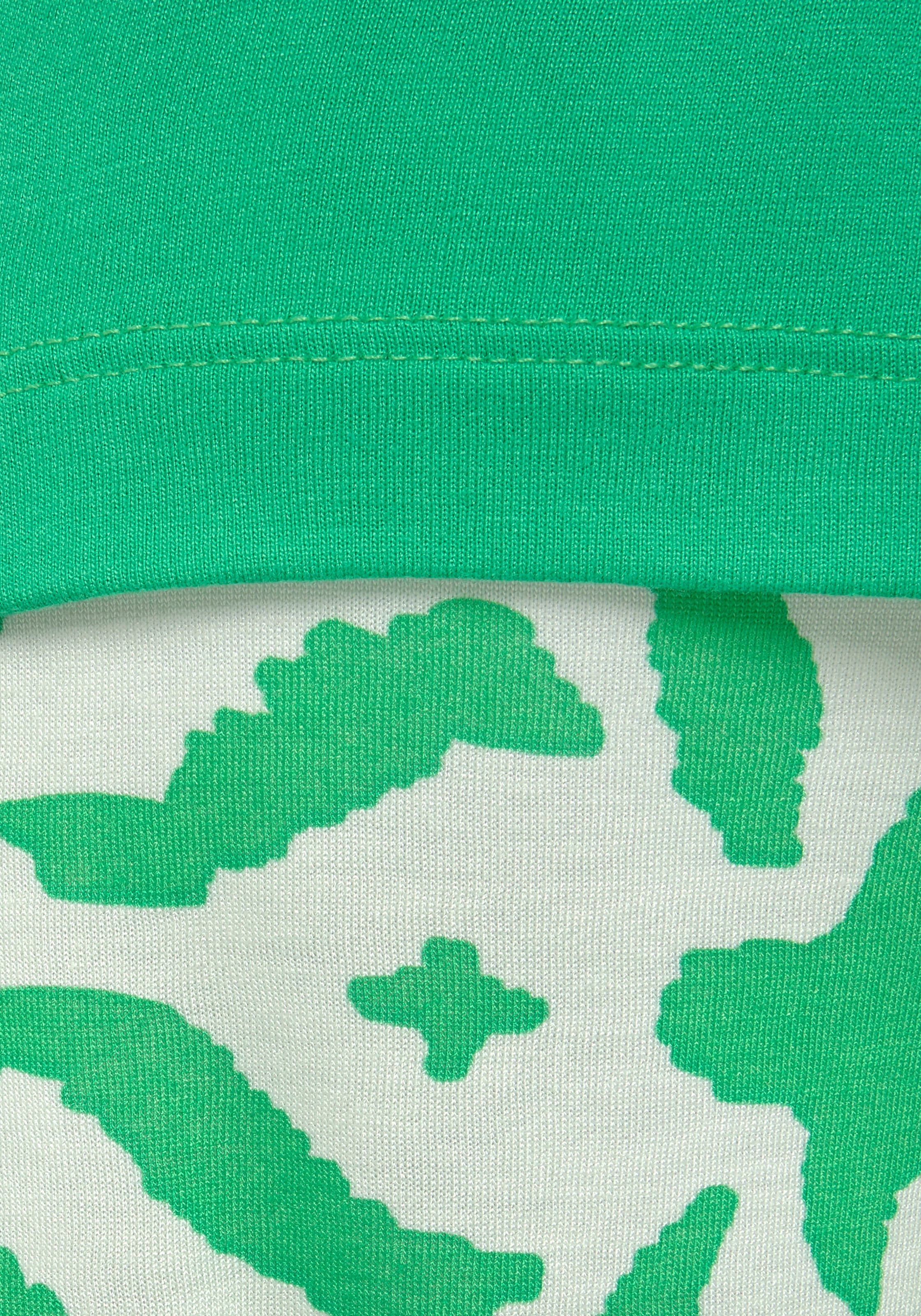 s.Oliver Pyjama, (2 tlg.), mit floralem Ethno-Muster