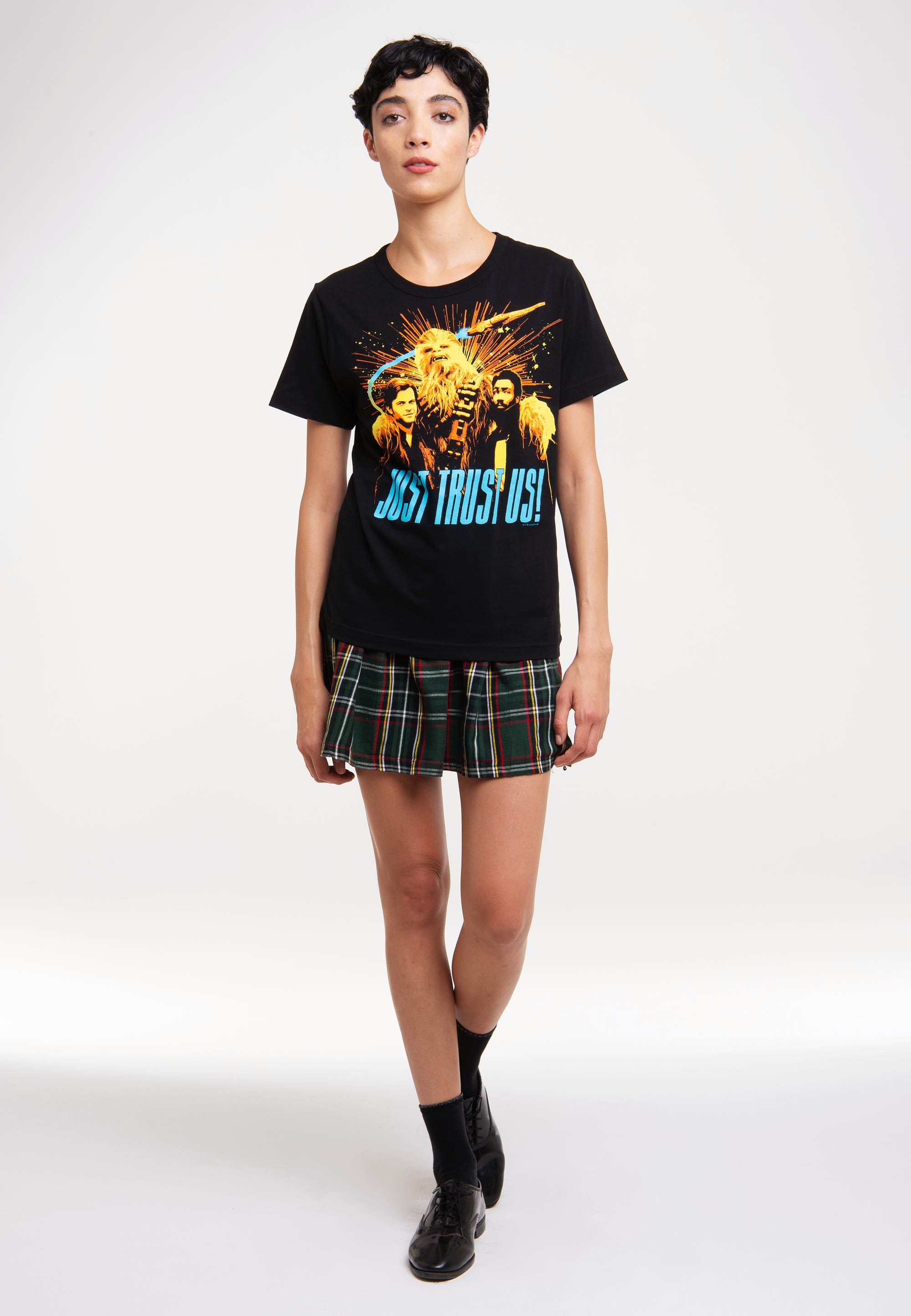 LOGOSHIRT T-Shirt »Star Wars: Solo - Just Trust Us«, mit coolem Print