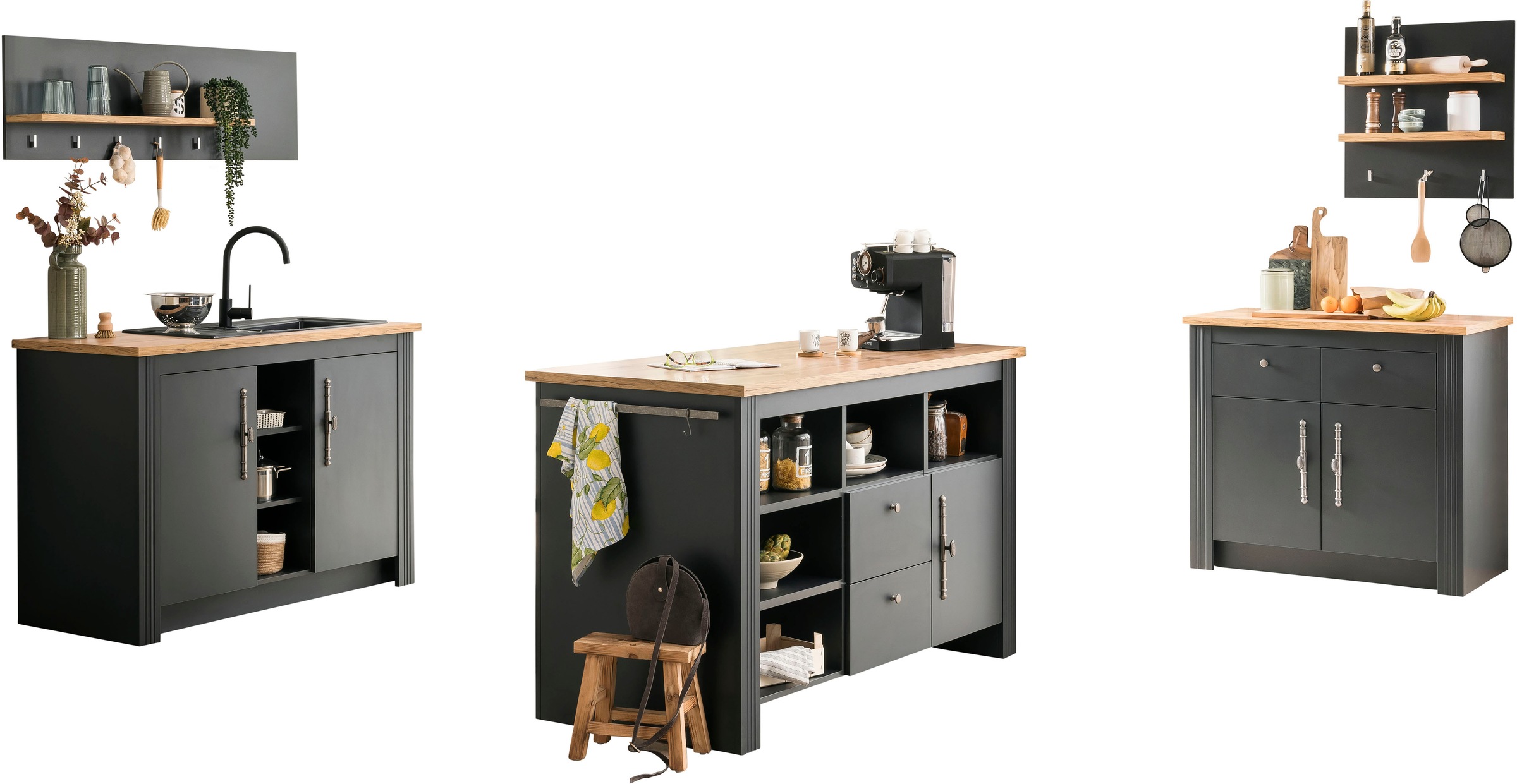 OTTO home Küche "KS-Westminster" Breite 226 cm, ohne E-Geräte günstig online kaufen