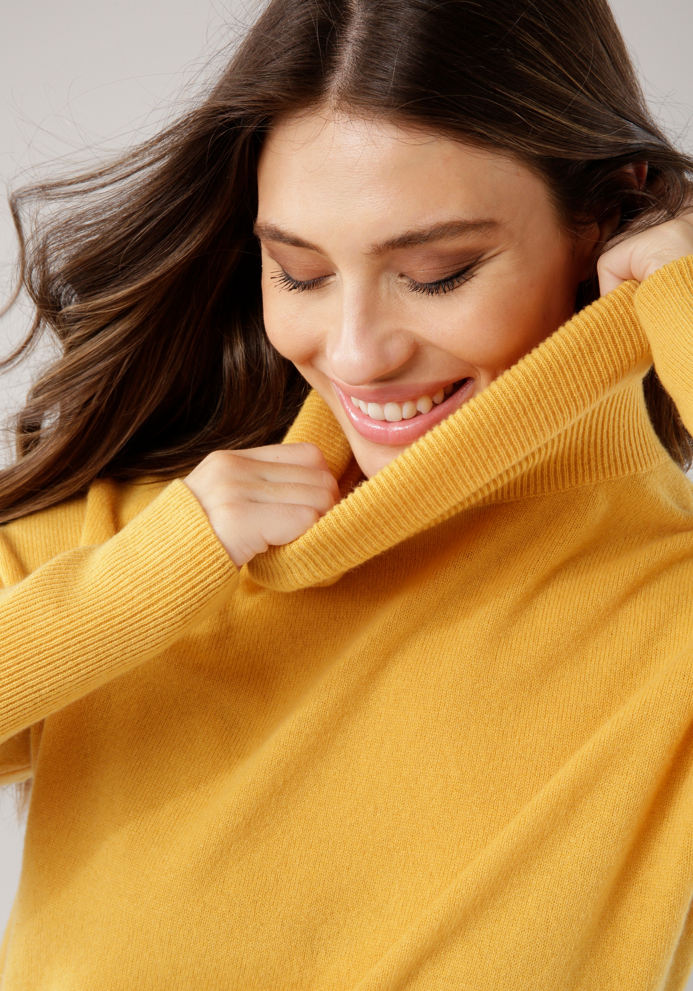Laura Scott Rollkragenpullover, aus reinem Kaschmir günstig online kaufen