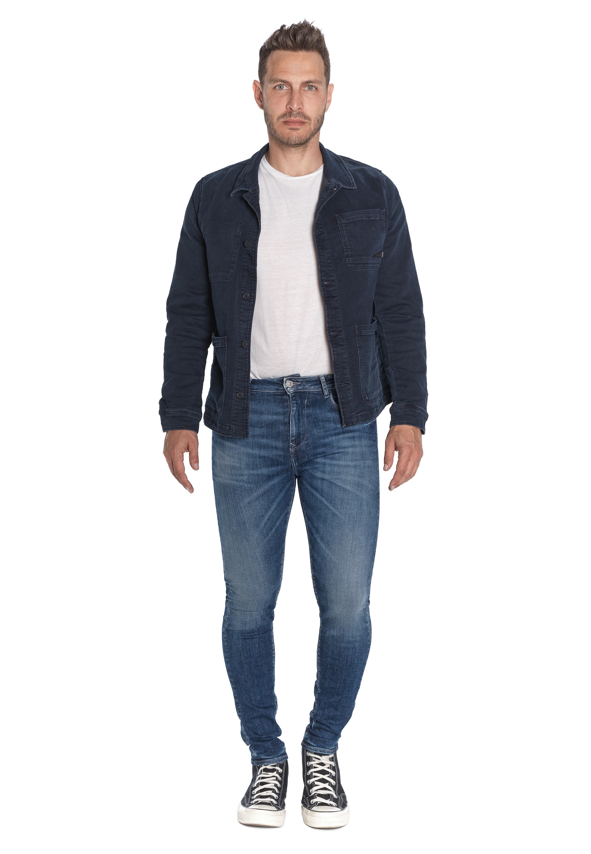 Le Temps Des Cerises Slim-fit-Jeans "POWERC", mit modischer Waschung