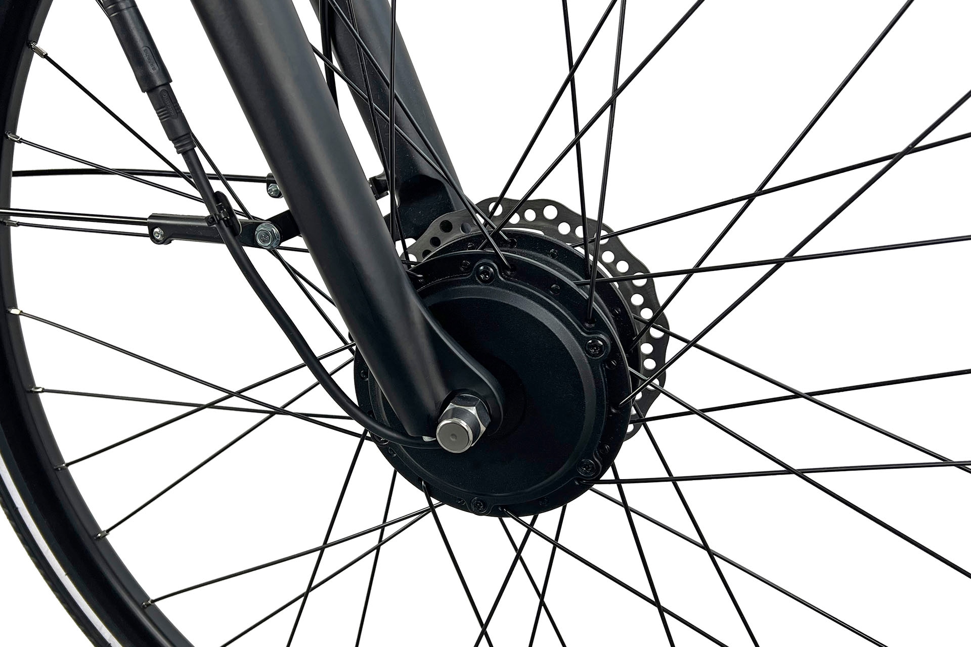 LLobe »City E-Bike 28" Millenium 7G« 10 Gang Shimano Tourney Schaltwerk Kettenschaltung Frontmotor 250 W
