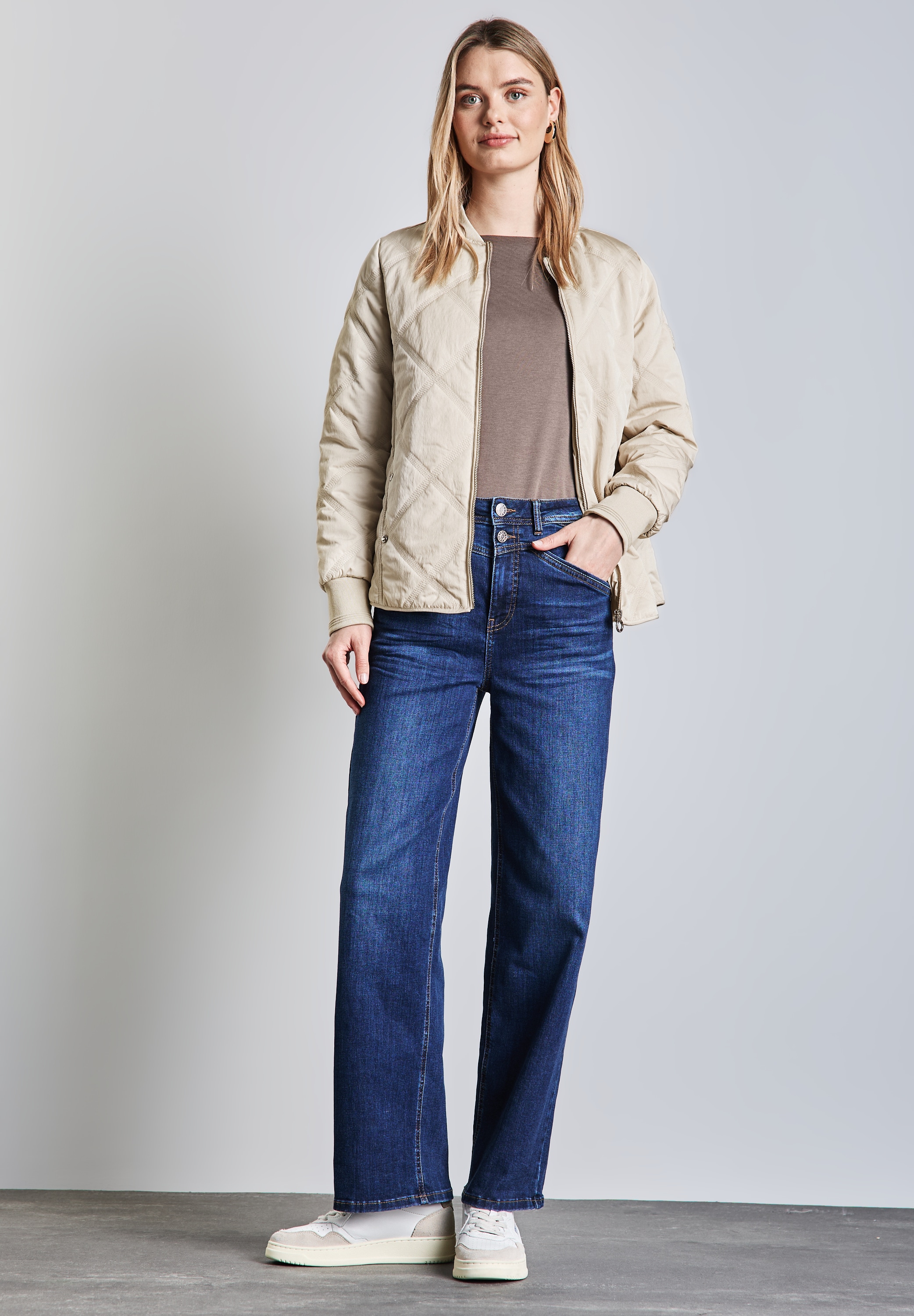 STREET ONE Blouson, ohne Kapuze, mit Stehkragen