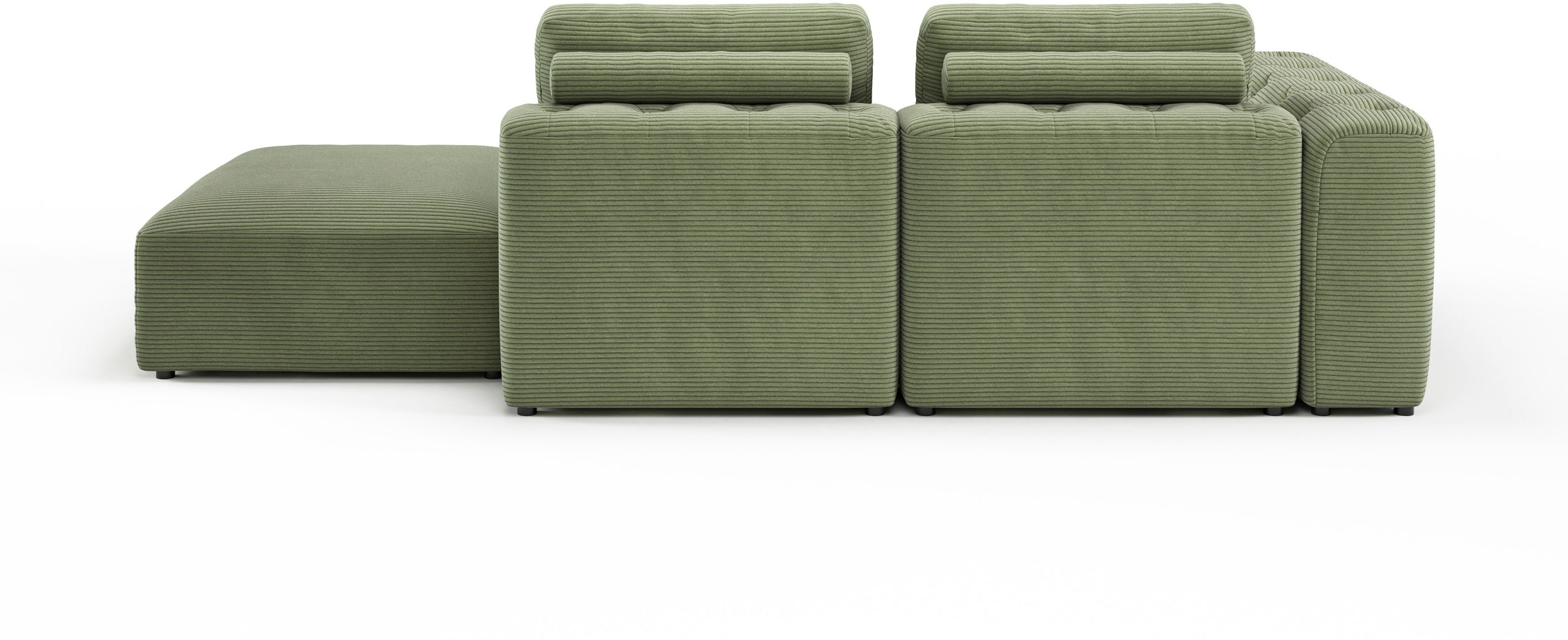 RAUM.ID Chaiselongue »Cushid«, Modul-Sofa, bestehend aus 2-Sitzer und Hocker