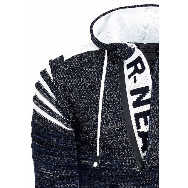 Rusty Neal Kapuzensweatshirt, in modernem Strickdesign ▷ bestellen | BAUR