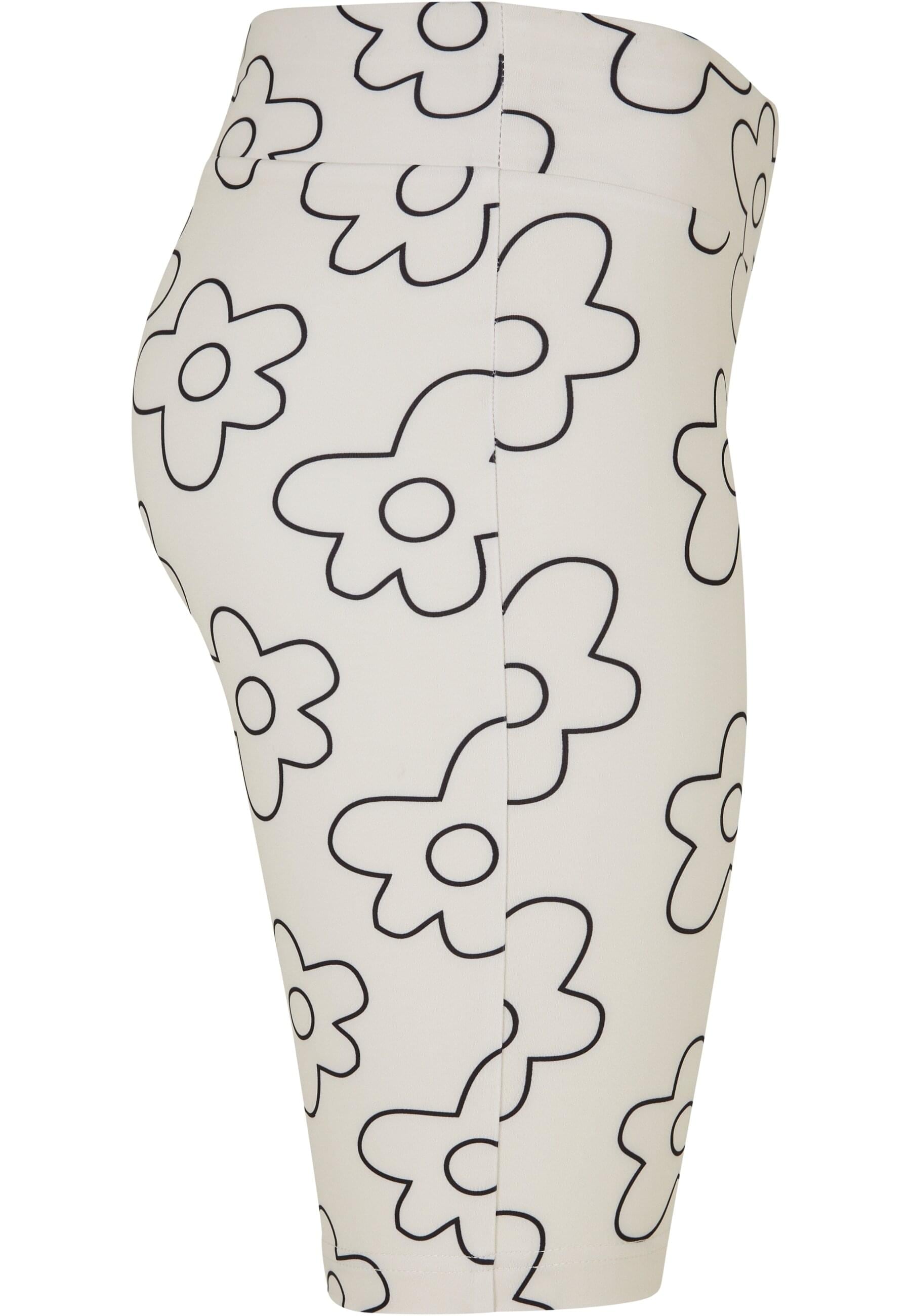 URBAN CLASSICS Radlerhose »Urban Classics Damen Ladies High Waist AOP Tech Cycle Shorts«