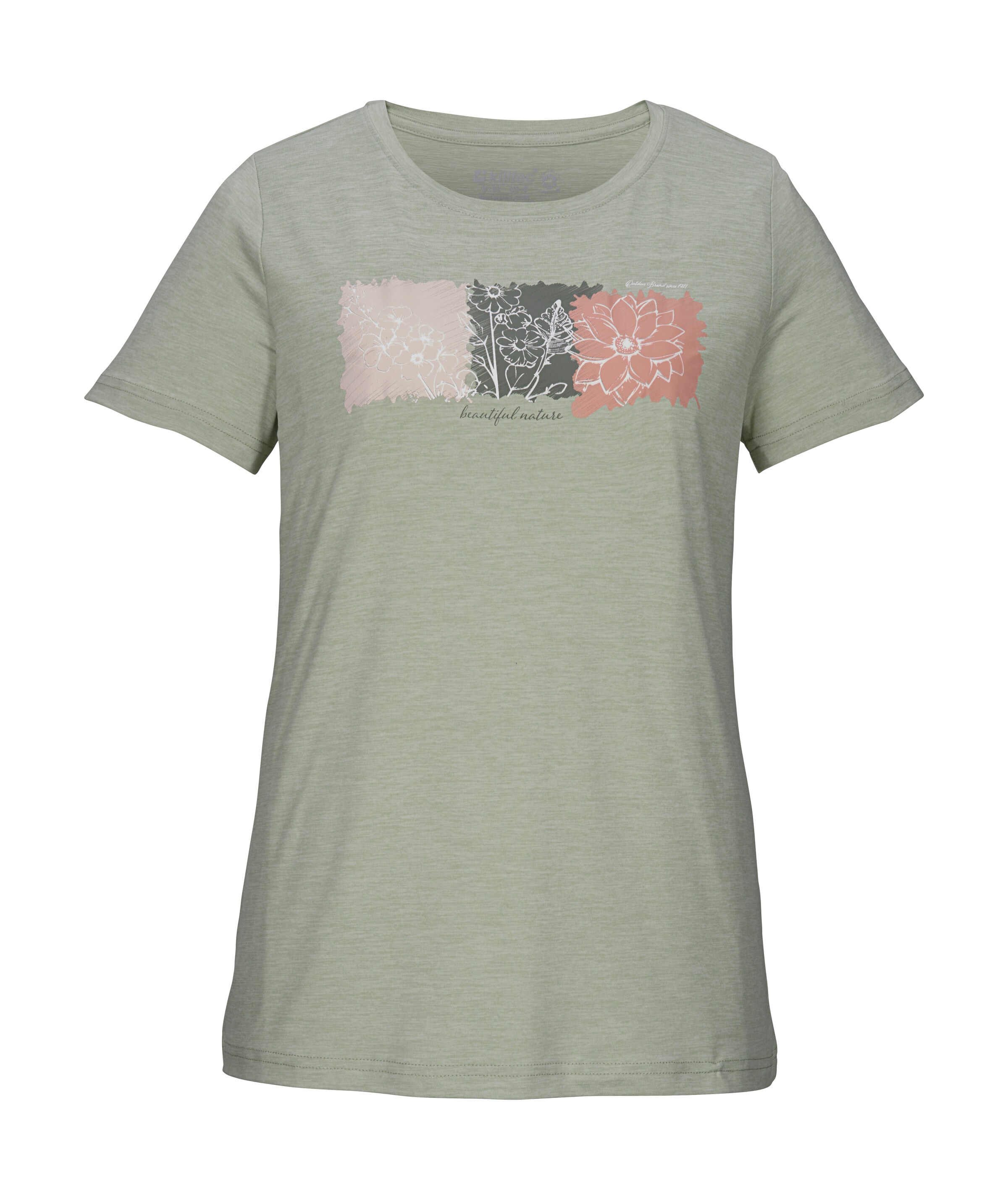 Killtec T-Shirt »KOS 18 WMN TSHRT« Leichtes, schnelltrocknendes Damen T-Shirt mit Stretch und Print