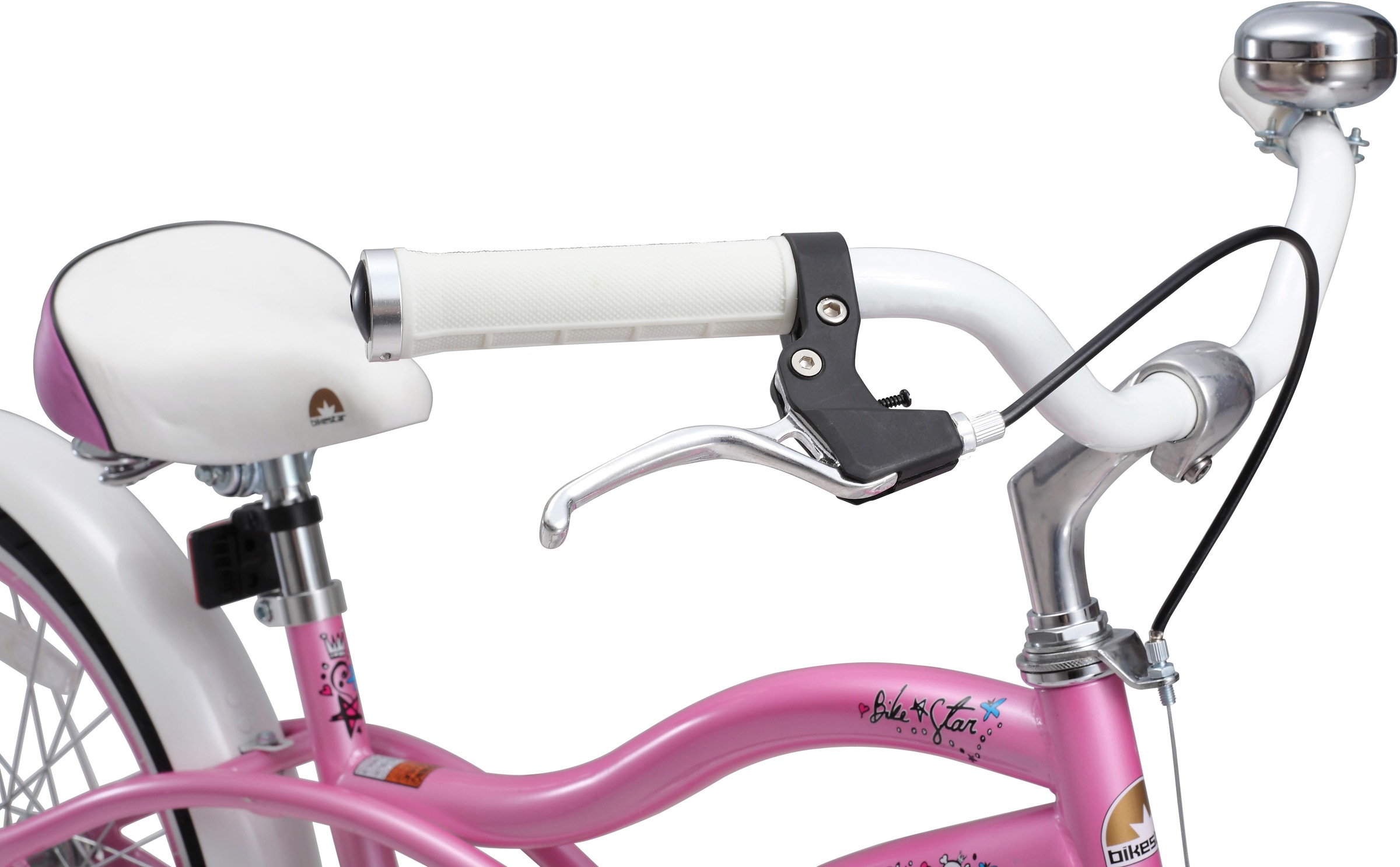 Bikestar Jugendfahrrad »Cruiser«, 1 Gang, für Damen