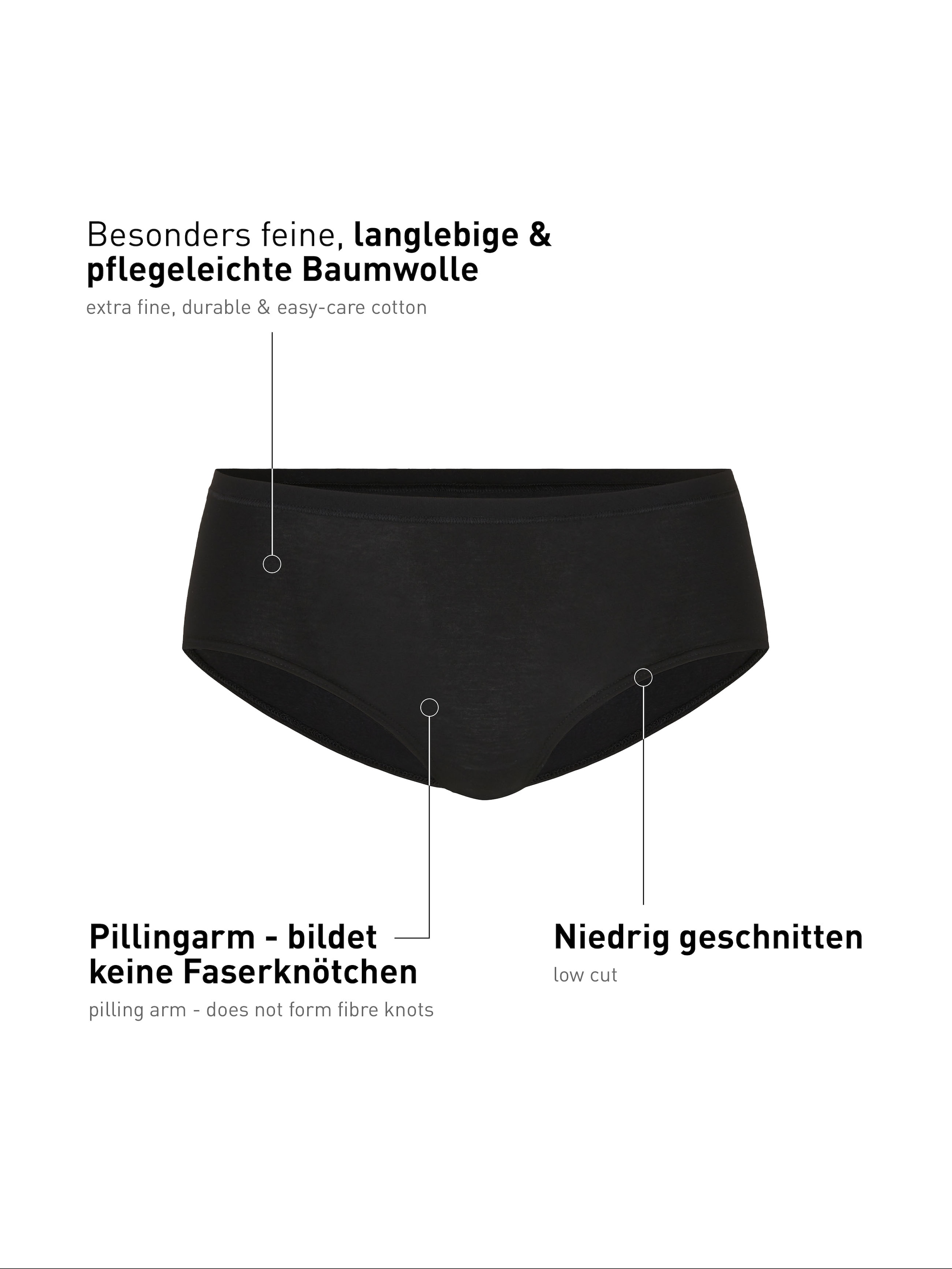 CALIDA Panty »Natural Comfort«, mit low-cut Schnitt
