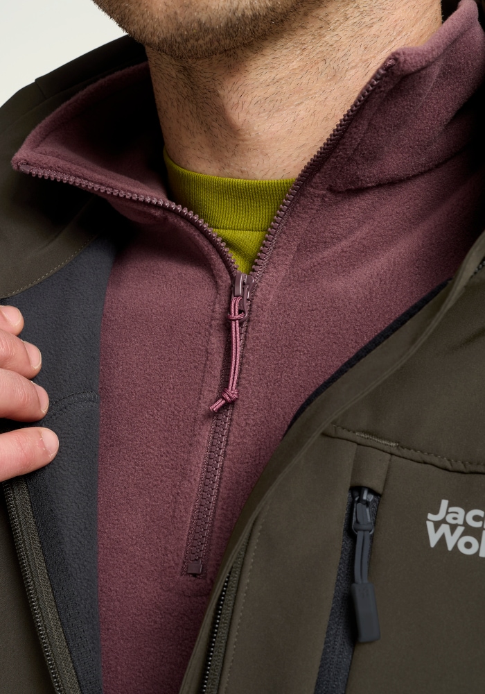 Jack Wolfskin Outdoorjacke »WILD WINDS JKT M« mit flexiblem Obermaterial aus Polyester und Elasthan