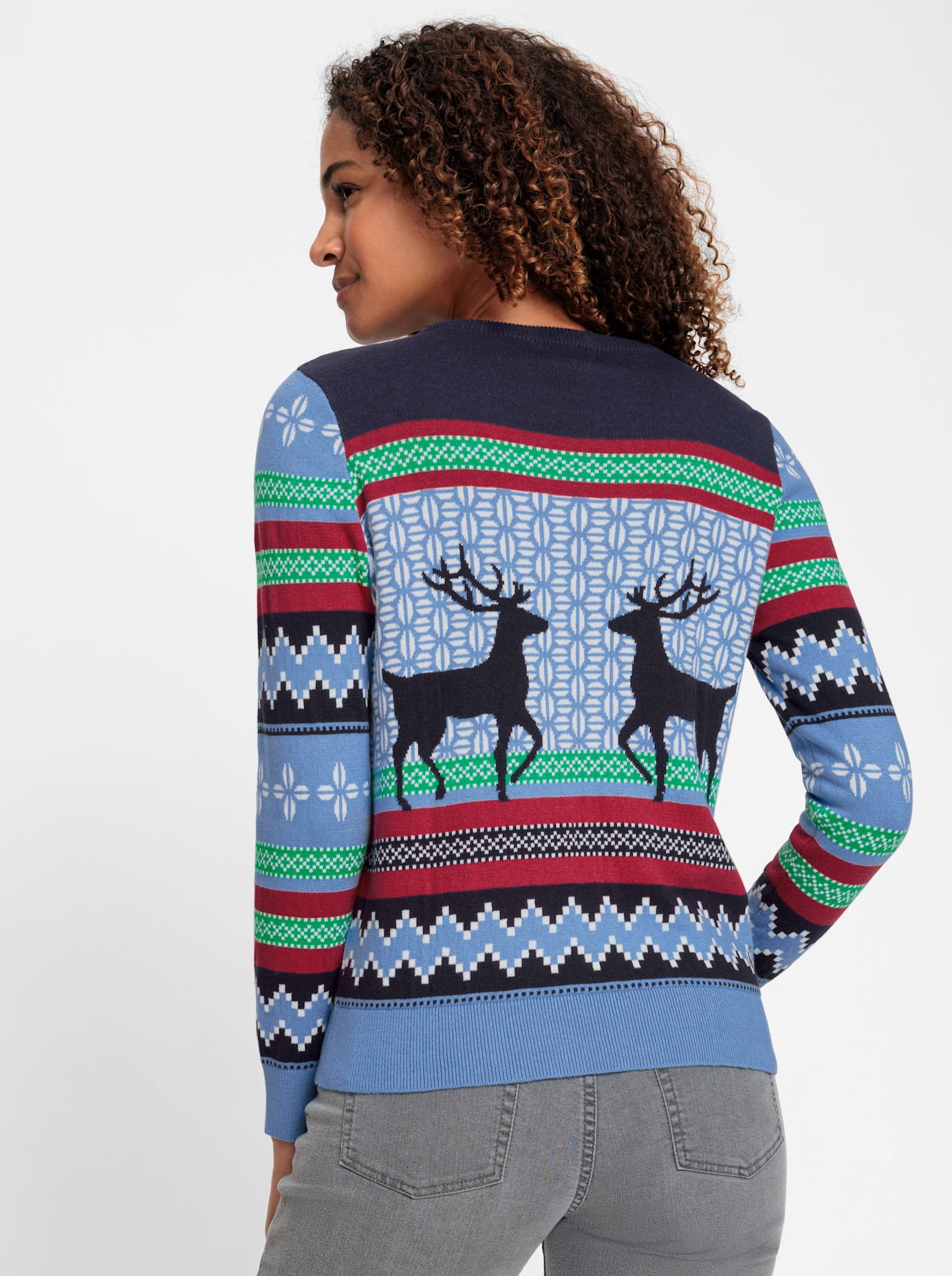 Thumbnail - Casual Looks Jacquardpullover "Jacquard-Pullover"