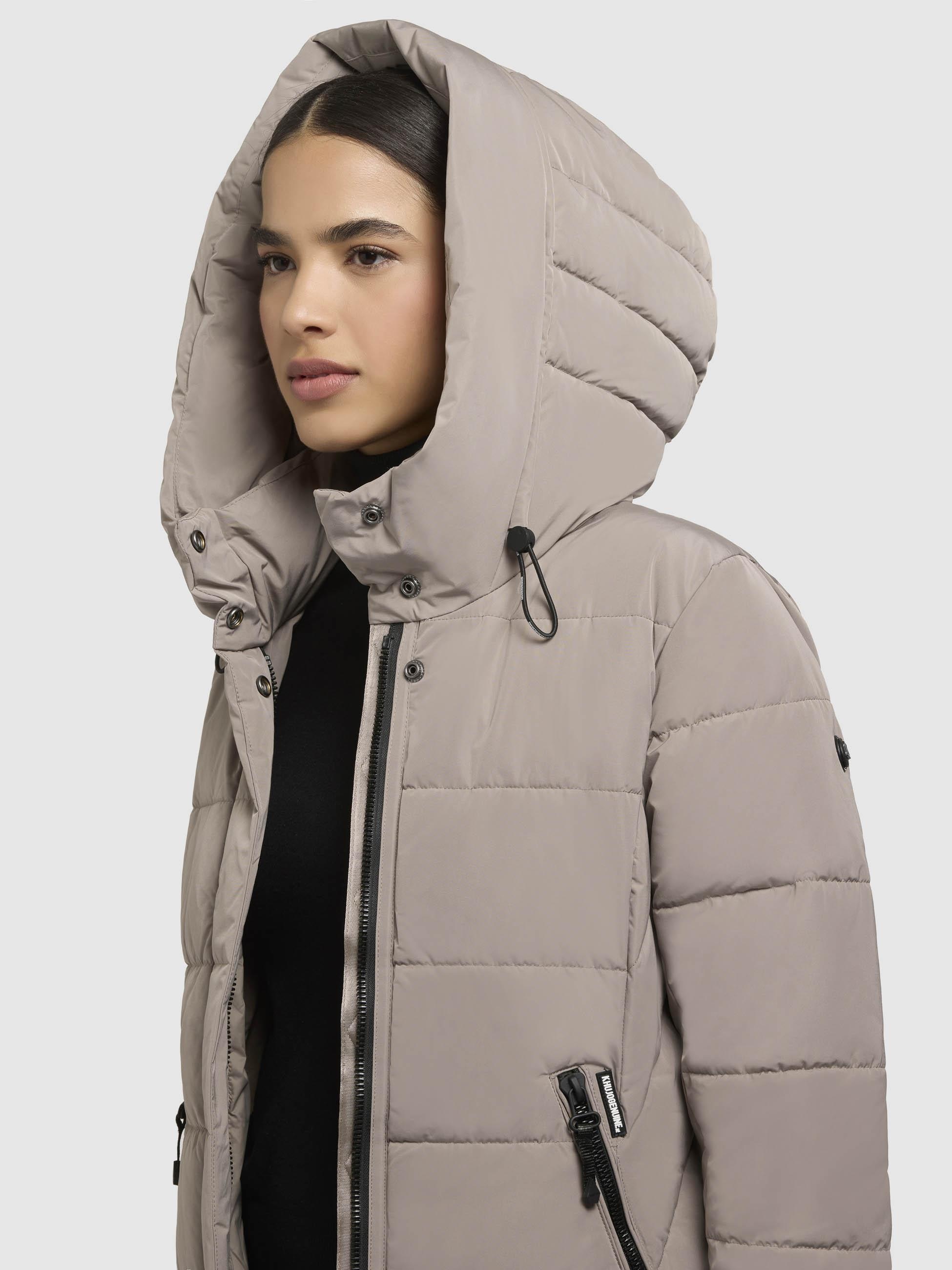 khujo Wintermantel »Sensy-YM« Warmer Steppmantel mit Kapuze