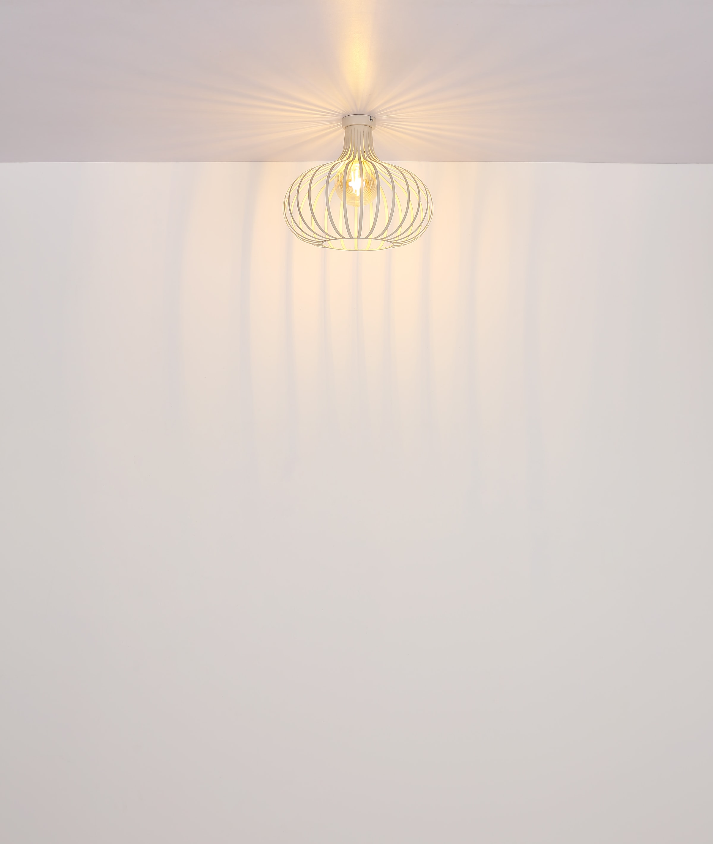 NOWA Deckenleuchte »MATEO«, Leuchtmittel E27 | ohne Leuchtmittel, Deckenlampe/rund/Wohnzimmer/Schlafzimmer/modern