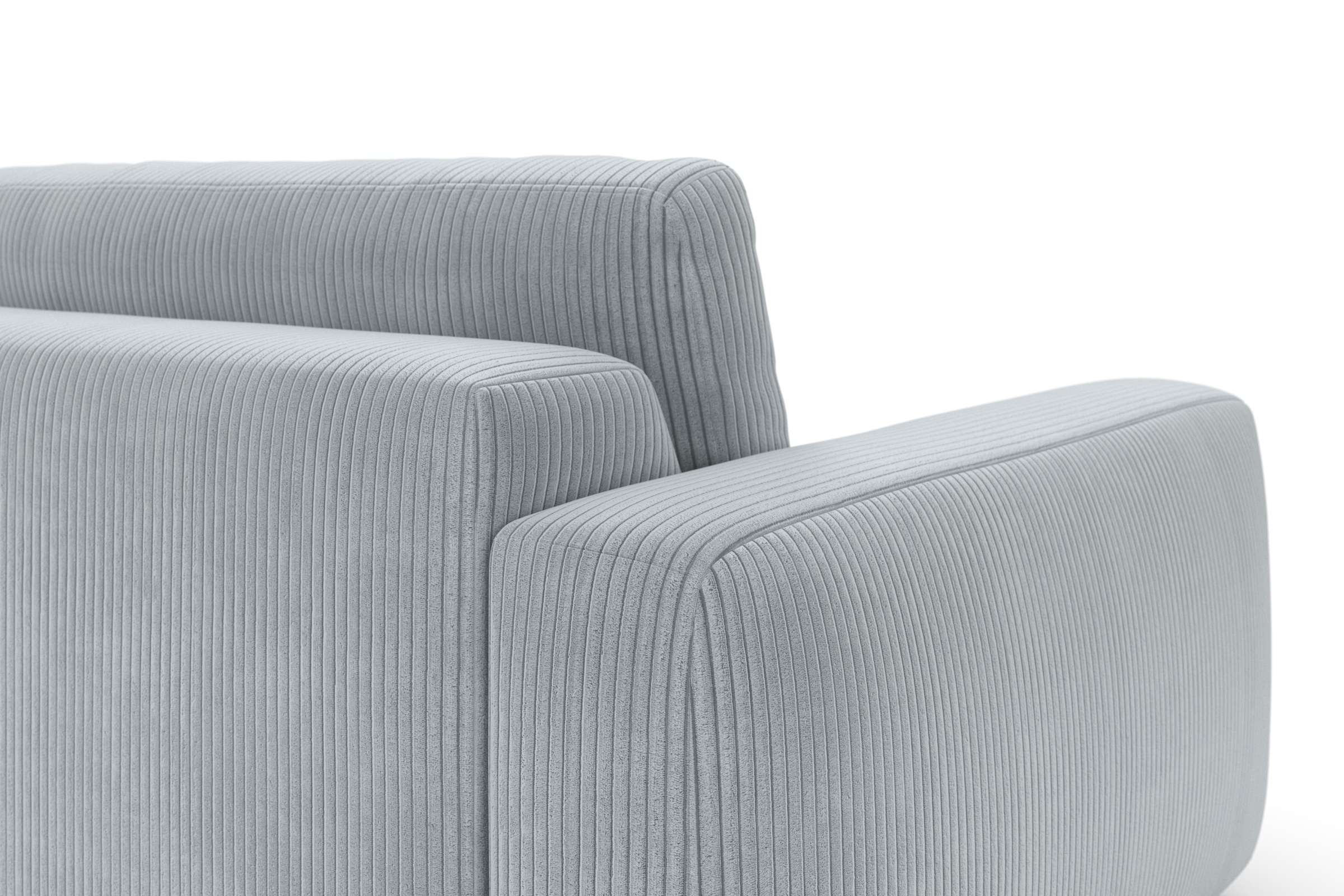 TRENDMANUFAKTUR Big-Sofa »Bourbon, Designsofa,«, mit extra hohem Sitzkomfort, in trendigem Cord Bezug erhältlich