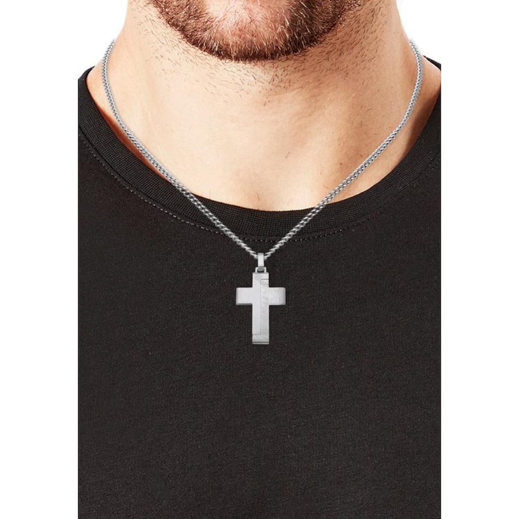 s.Oliver Kette mit Anhänger »Halskette, Kreuz, 2024253«