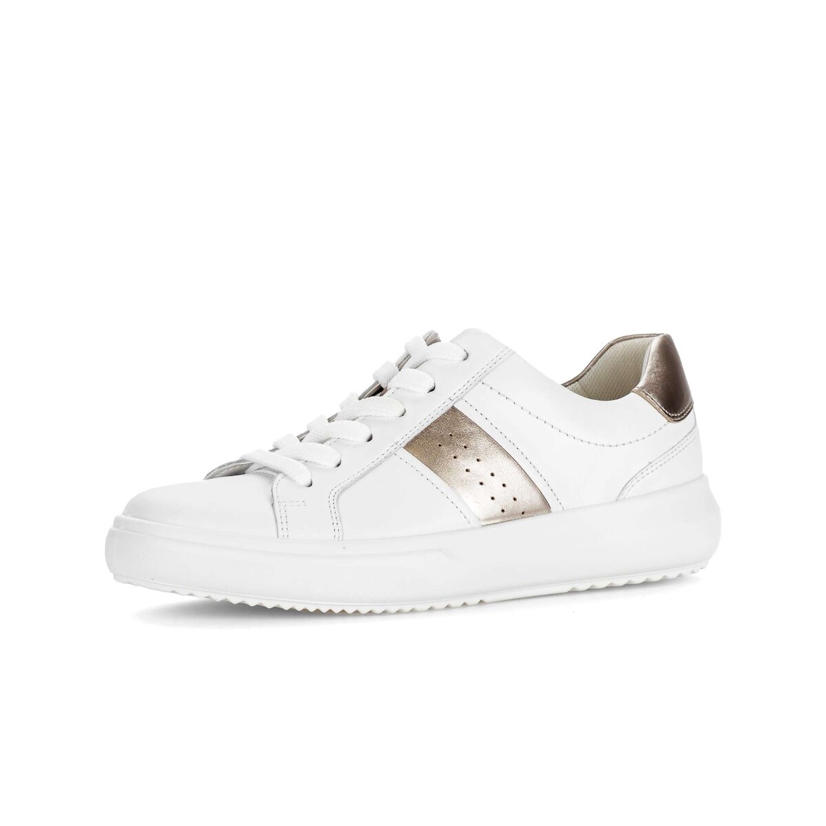 Gabor Sneaker "Sneaker low Materialmix Leder/Lederimitat" günstig online kaufen