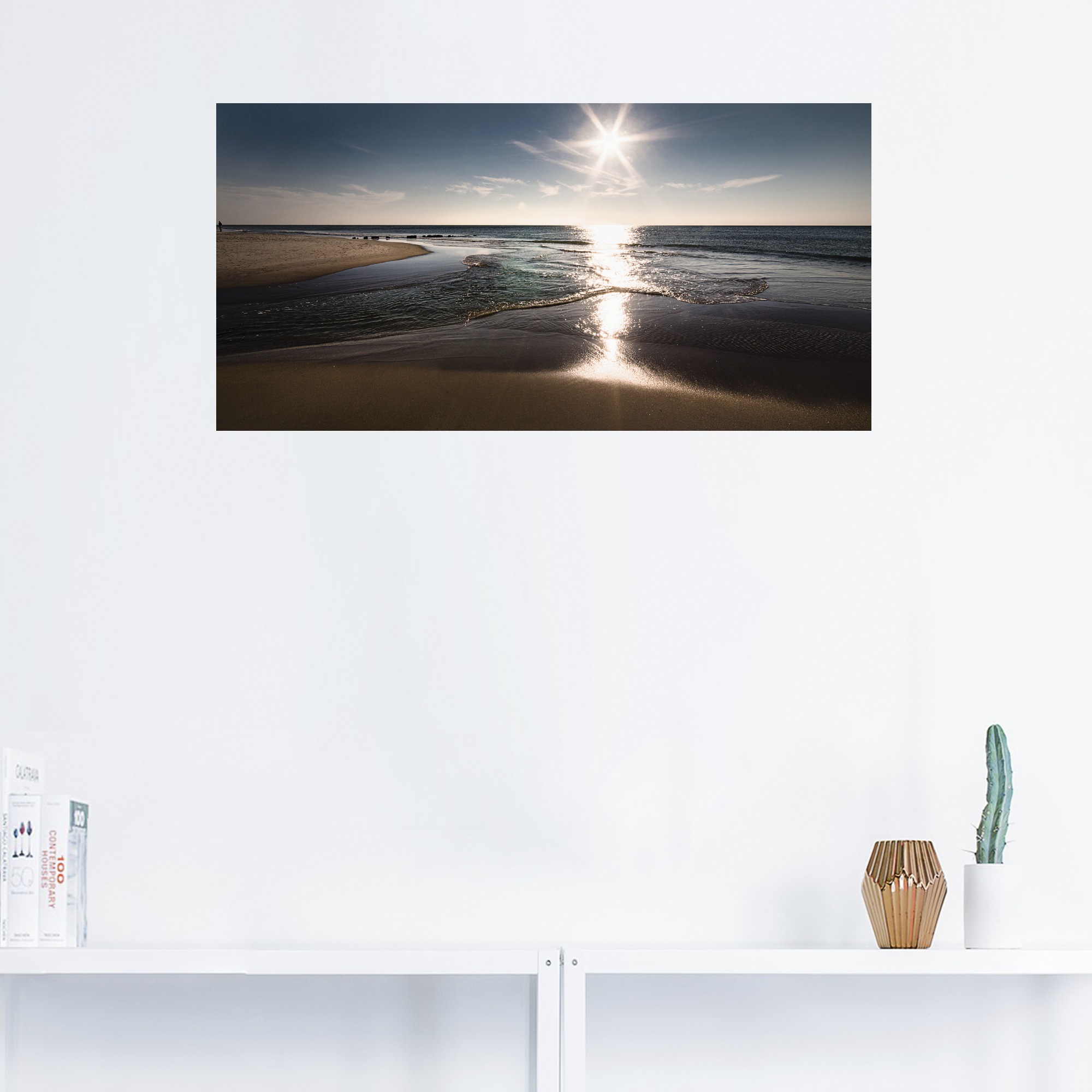 Artland Wandbild »Sylt IV«, Strand, (1 St.), als Leinwandbild, Poster, Wandaufkleber in verschied. Größen
