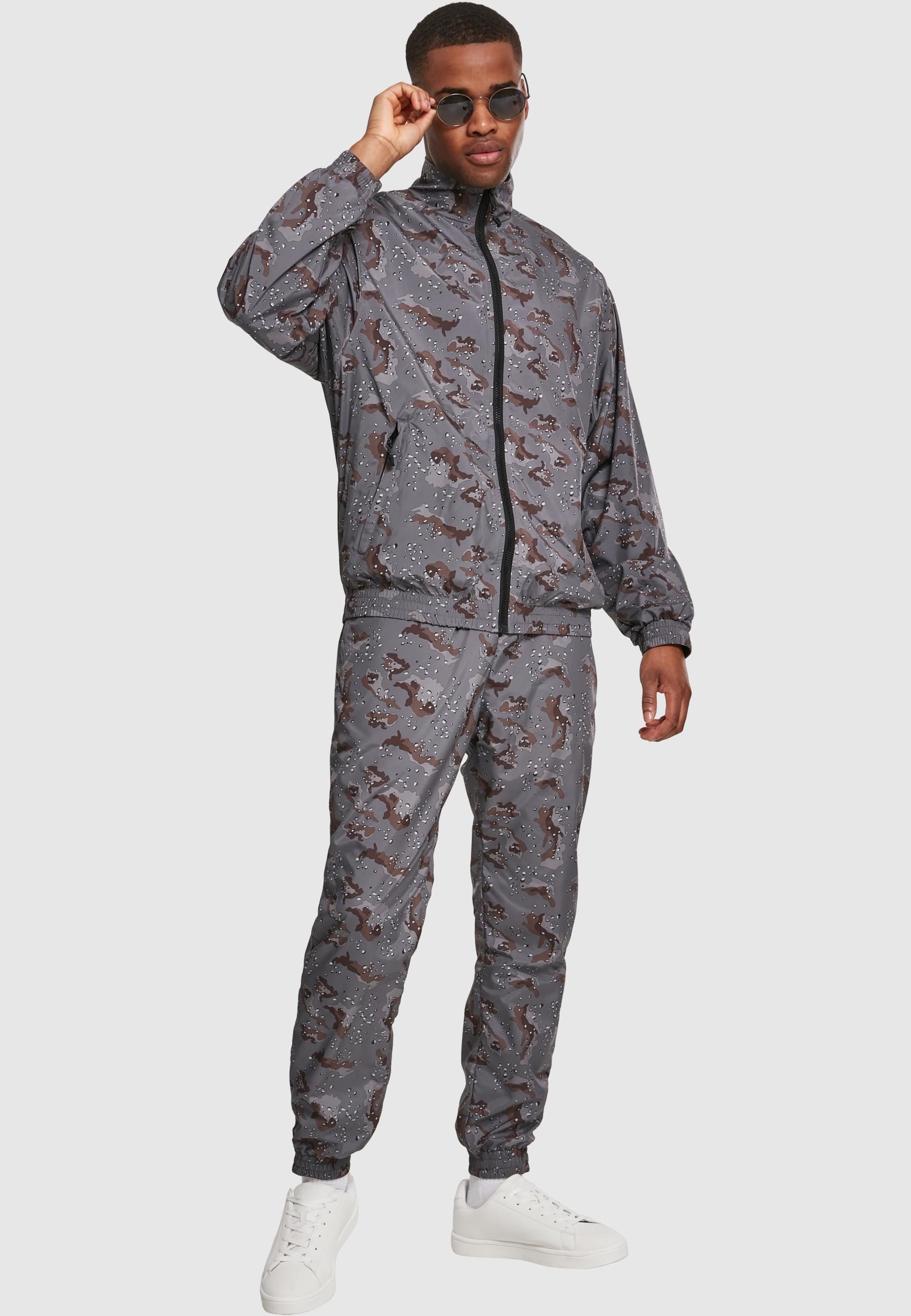 URBAN CLASSICS Anorak »Urban Classics Herren Camo Track Jacket«, (1 St.), ohne Kapuze